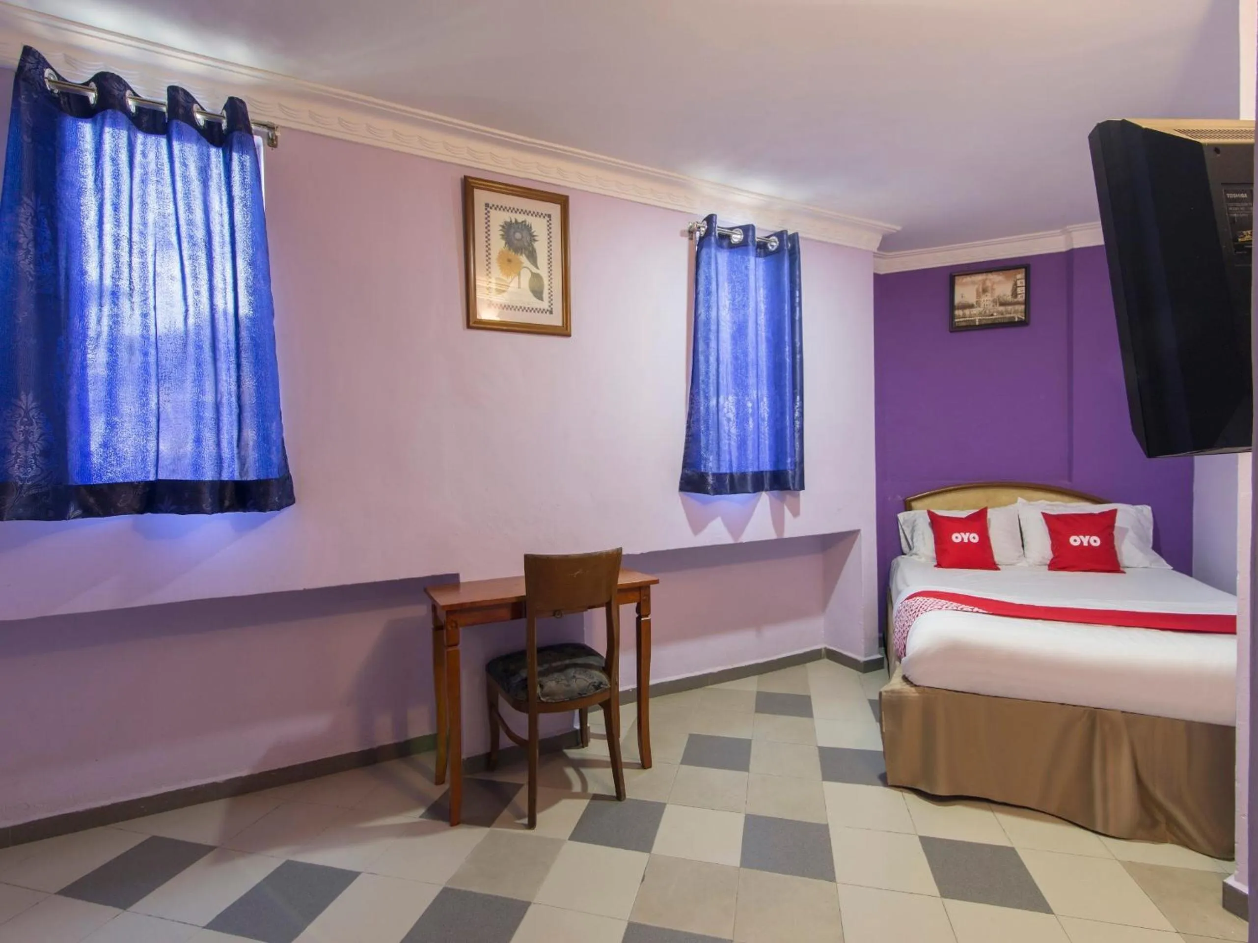 Bedroom, Bed in Hotel O Sri Muda Corner Sdn Bhd