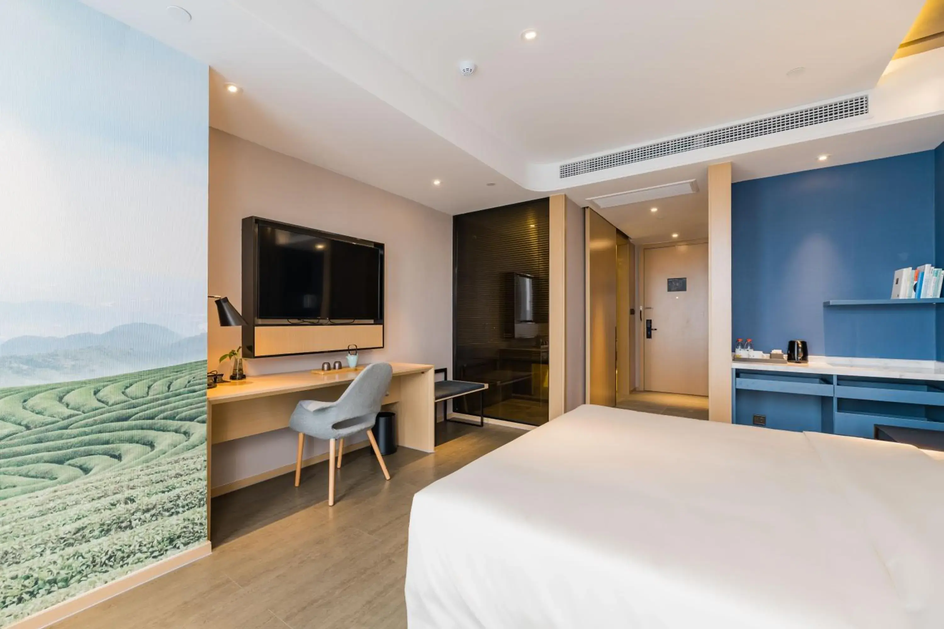 Bed in Atour Hotel Ningbo High-tech Zone Jiangnan Road Bed in Atour Hotel Ningbo High-tech Zone Jiangnan Road