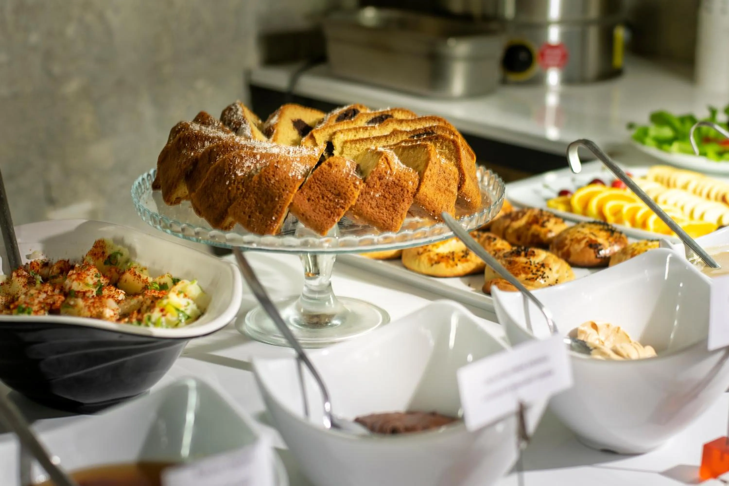 Buffet breakfast in MARINN DELUXE HOTEL