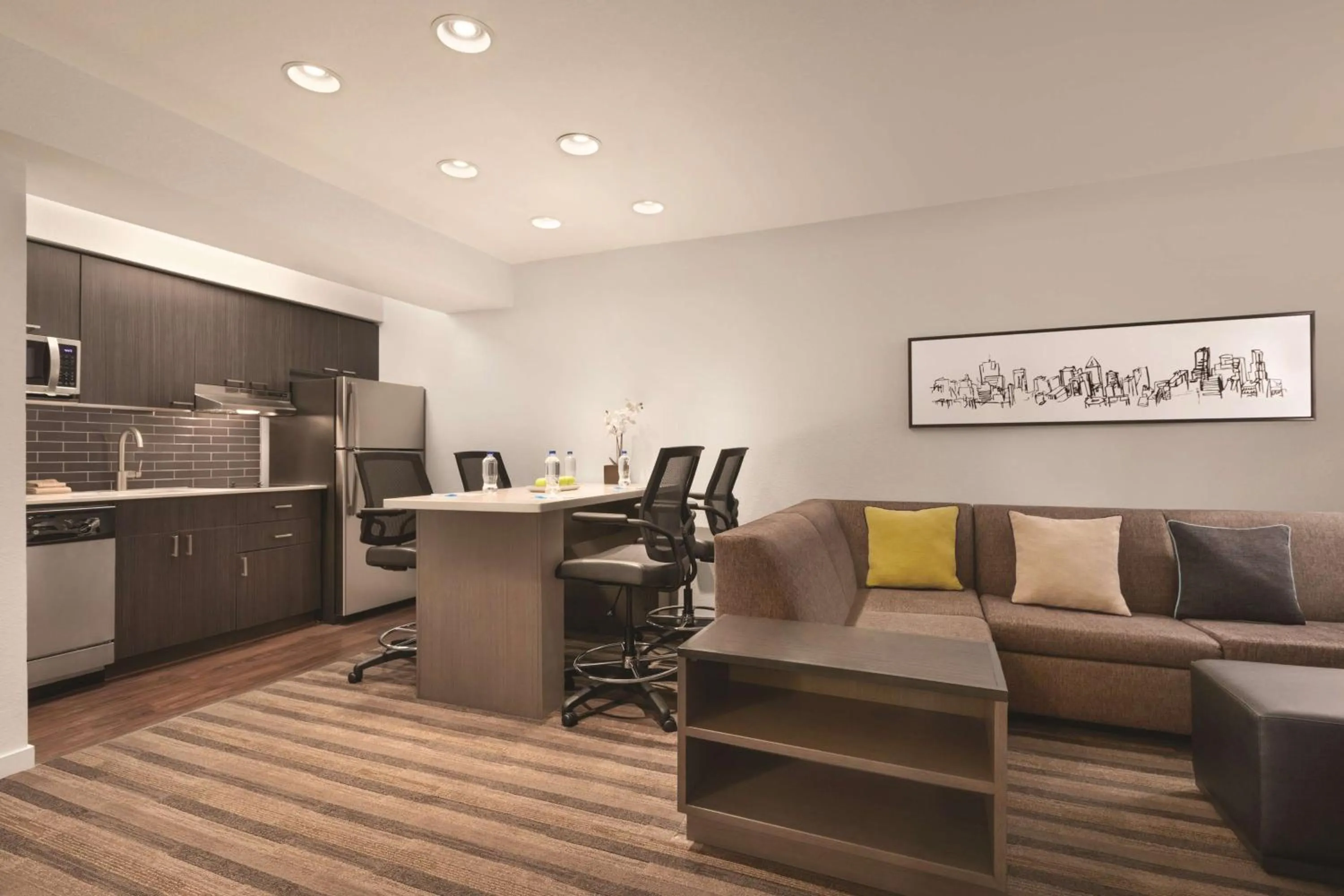 Photo of the whole room in Hyatt House Boston/Burlington