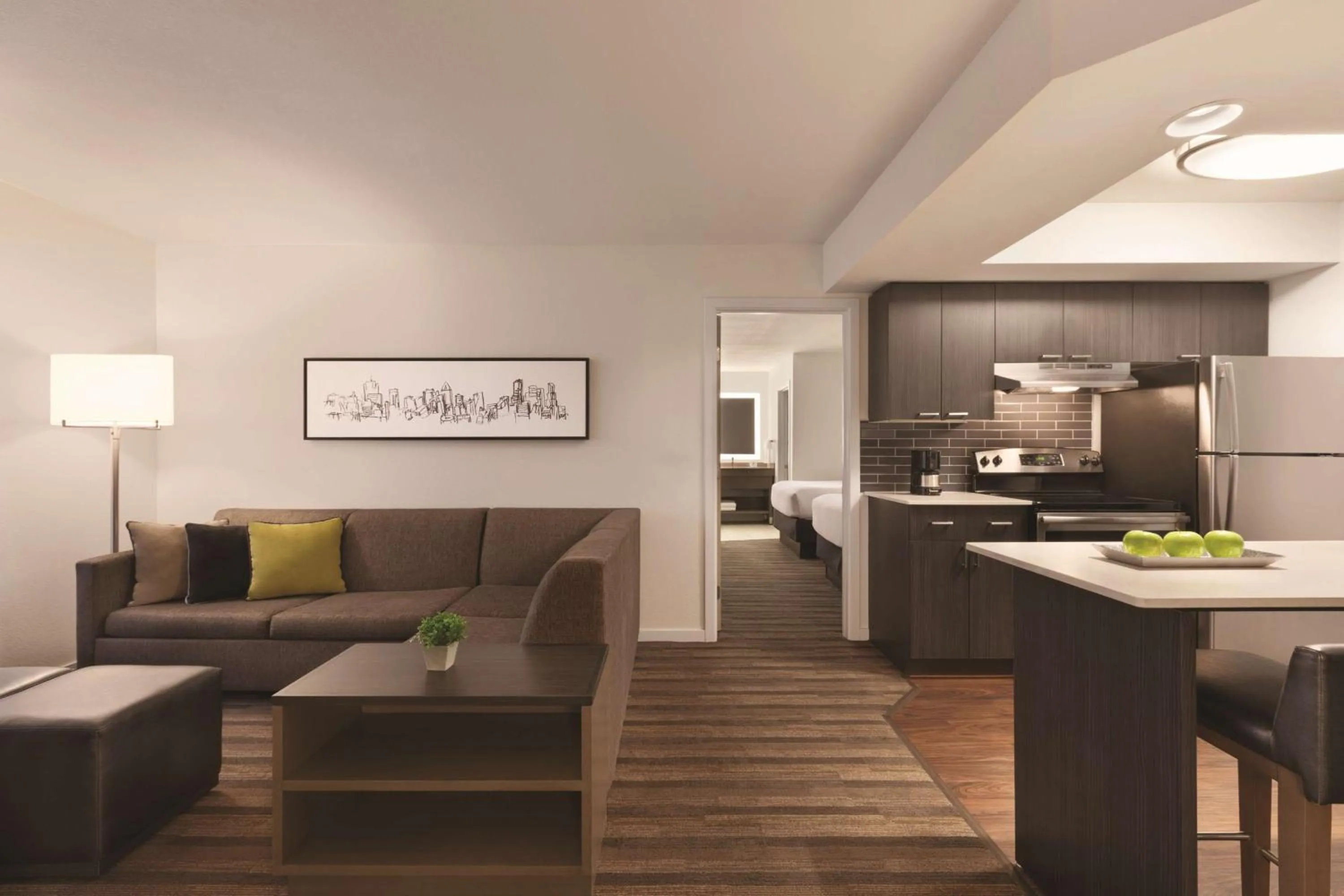 Photo of the whole room in Hyatt House Boston/Burlington