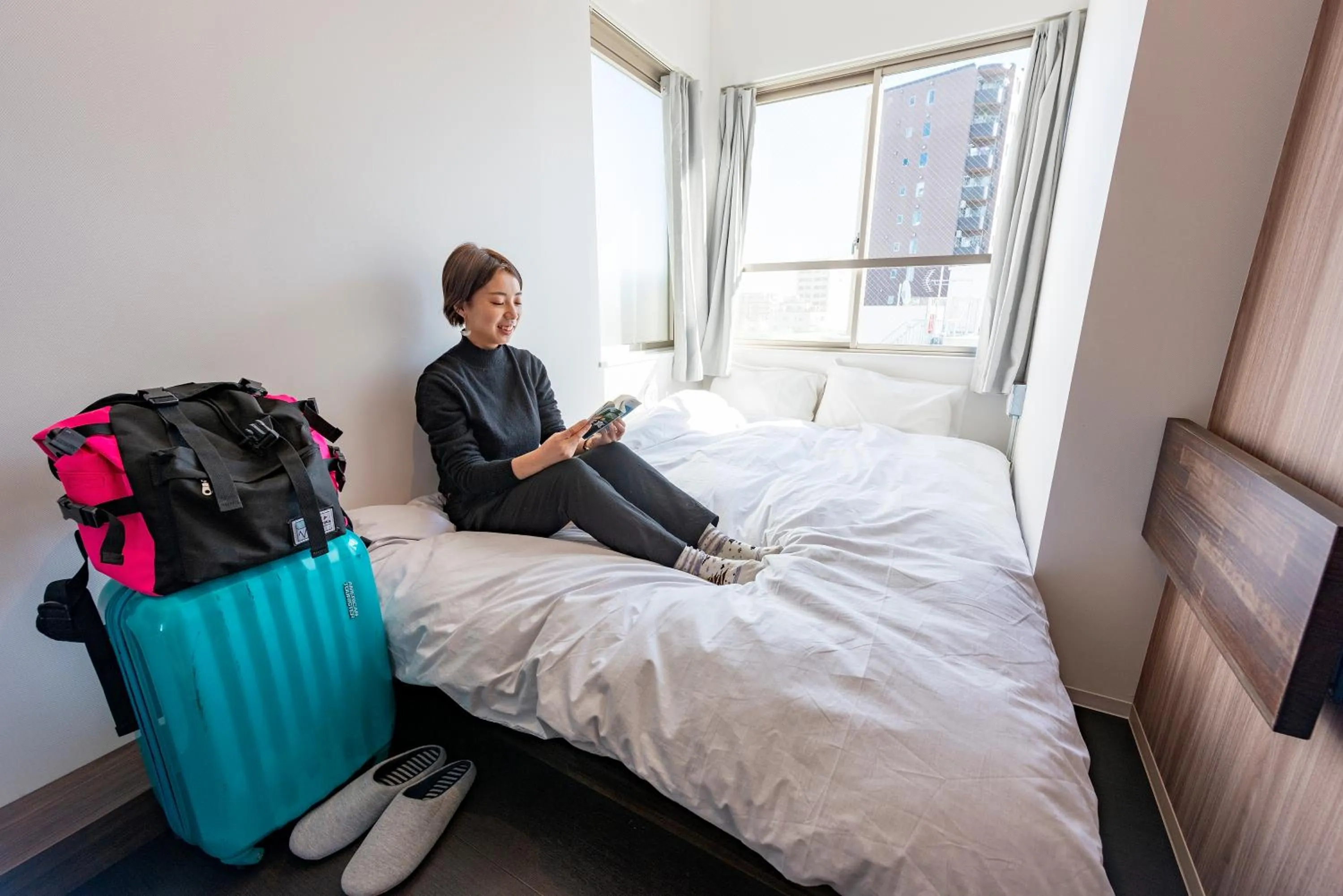 Bed in &AND HOSTEL MINAMISENJU