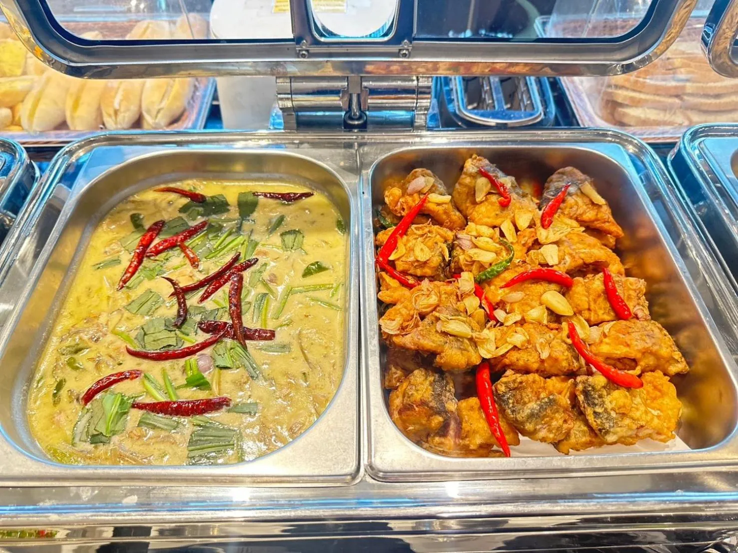 Buffet breakfast in Belle Grand Hotel