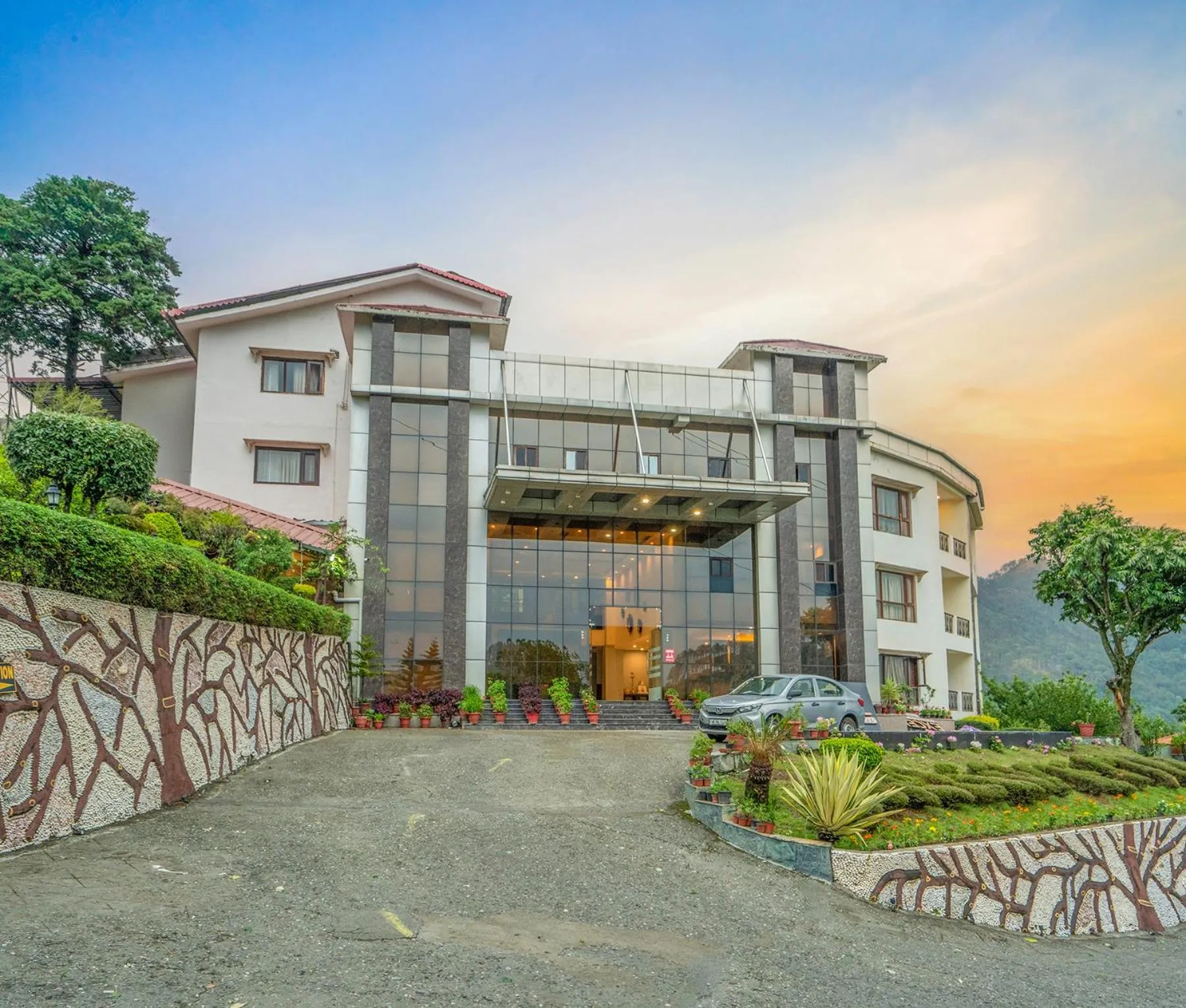 Facade/entrance in Excel Hotels and Resorts Bhimtal