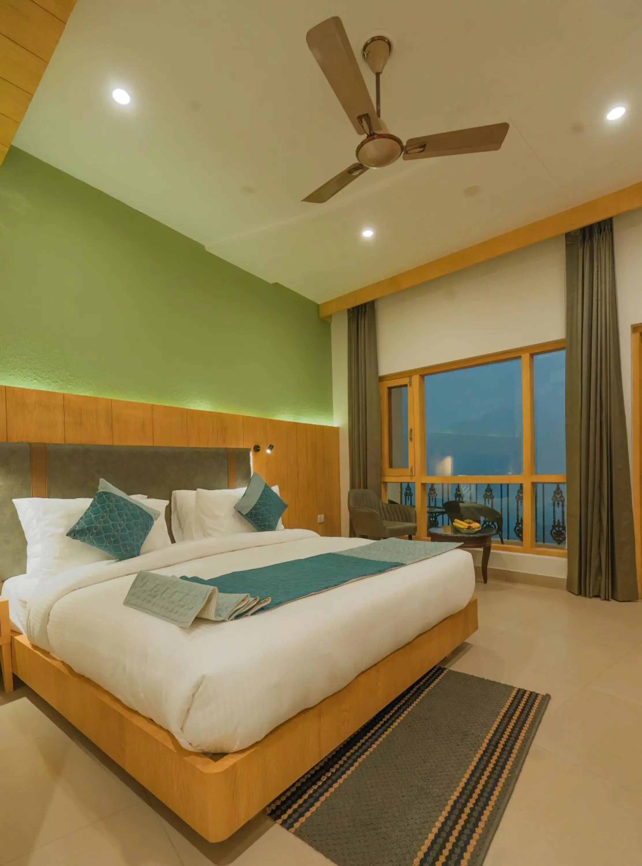View (from property/room), Bed in Excel Hotels and Resorts Bhimtal View (from property/room), Bed in Excel Hotels and Resorts Bhimtal