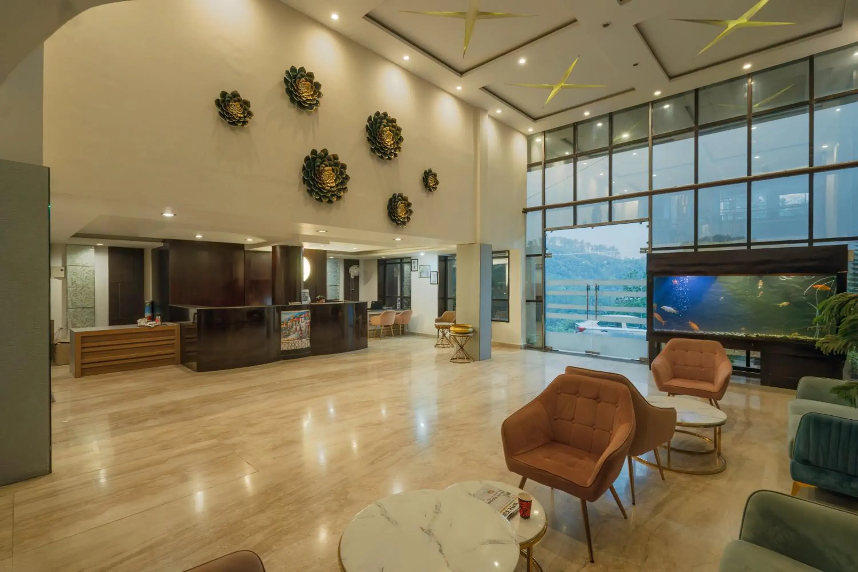 Lobby or reception in Excel Hotels and Resorts Bhimtal Lobby or reception in Excel Hotels and Resorts Bhimtal