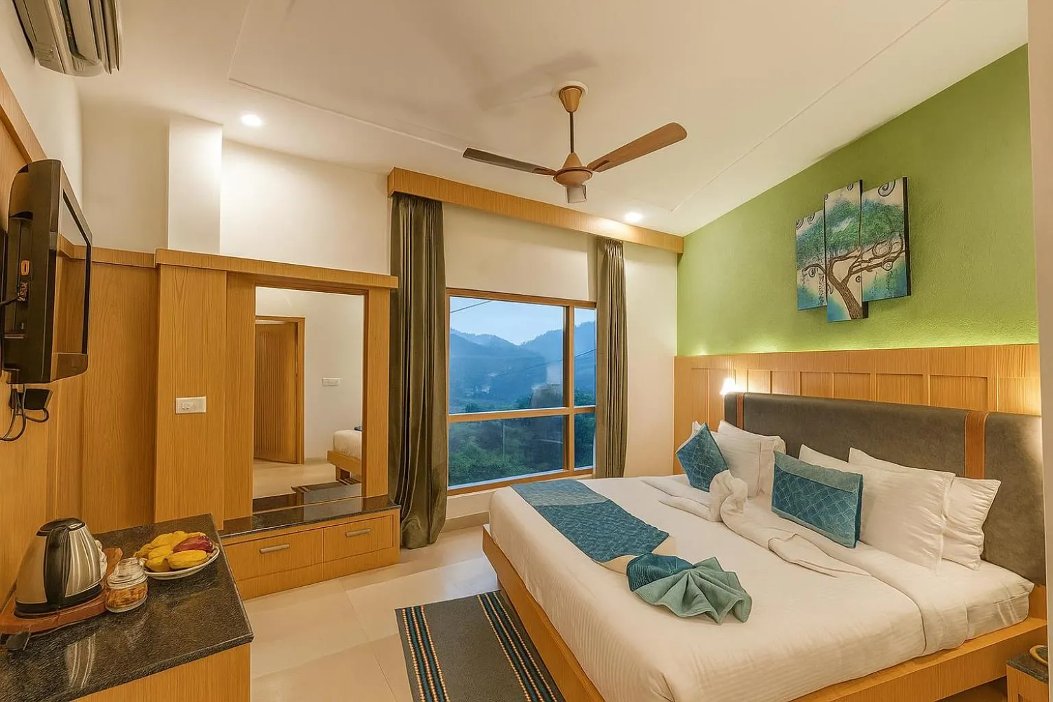 Bedroom, Bed in Excel Hotels and Resorts Bhimtal