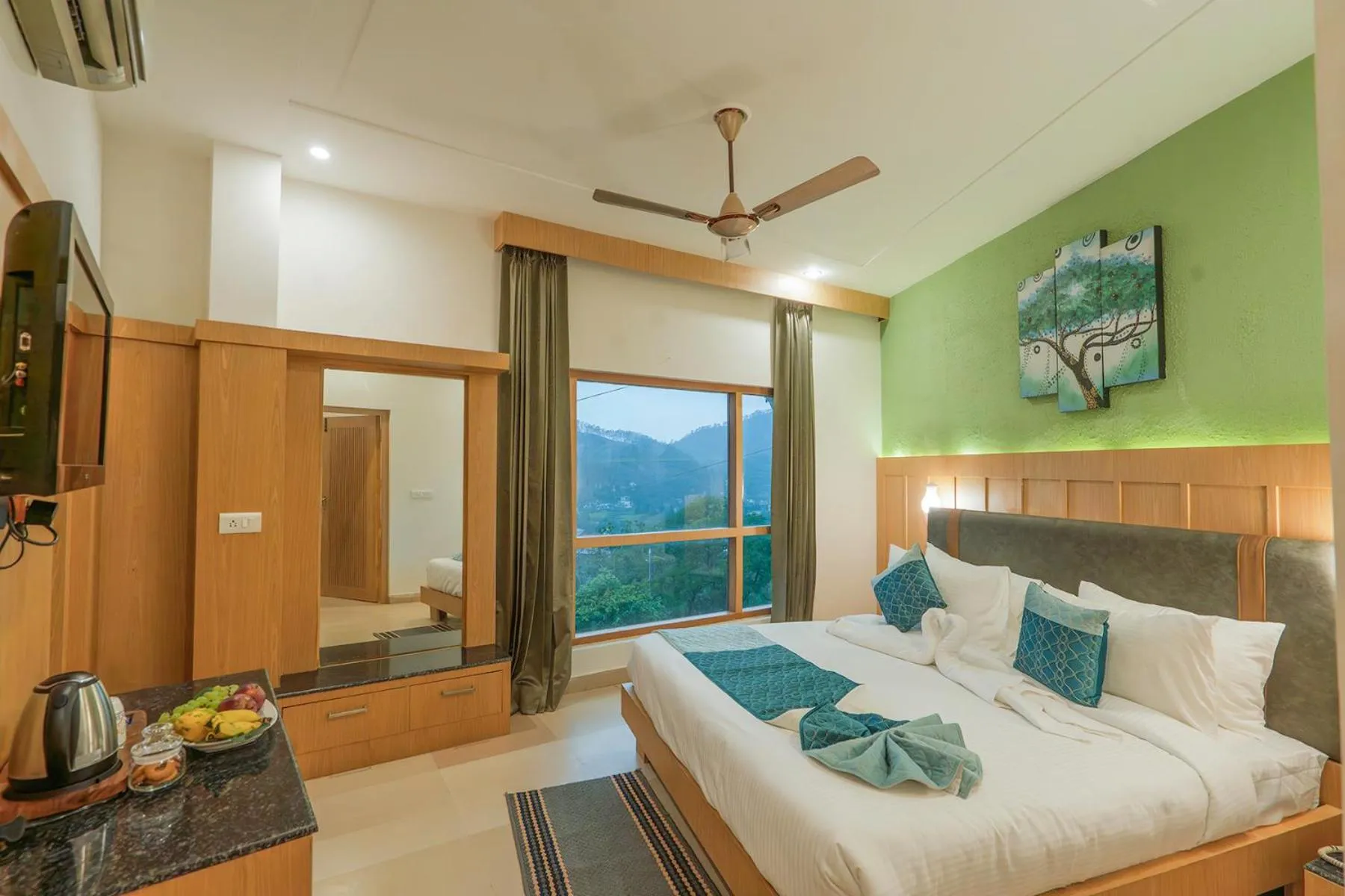 Bedroom, Bed in Excel Hotels and Resorts Bhimtal