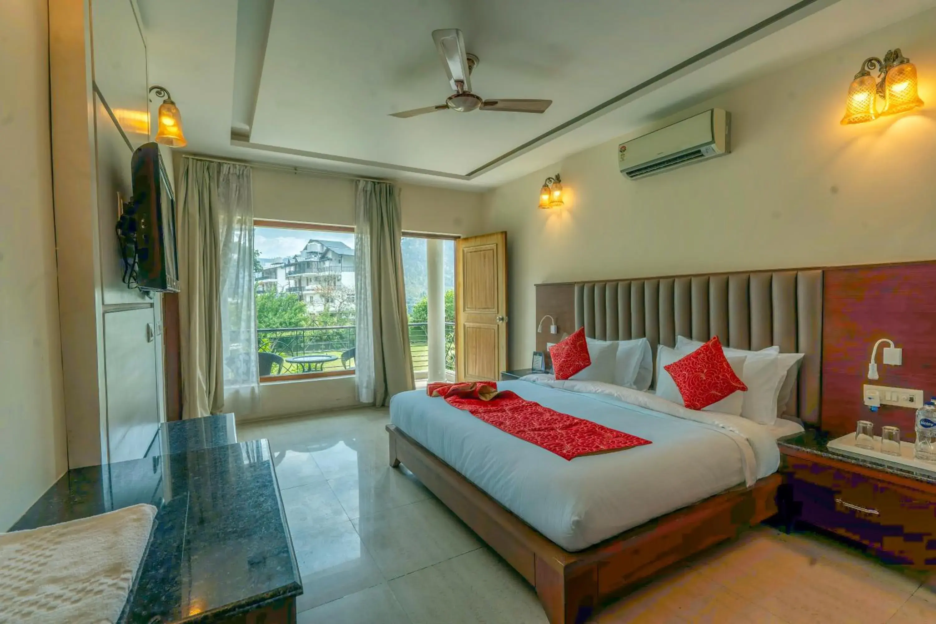 Bedroom, Bed in Excel Hotels and Resorts Bhimtal Bedroom, Bed in Excel Hotels and Resorts Bhimtal