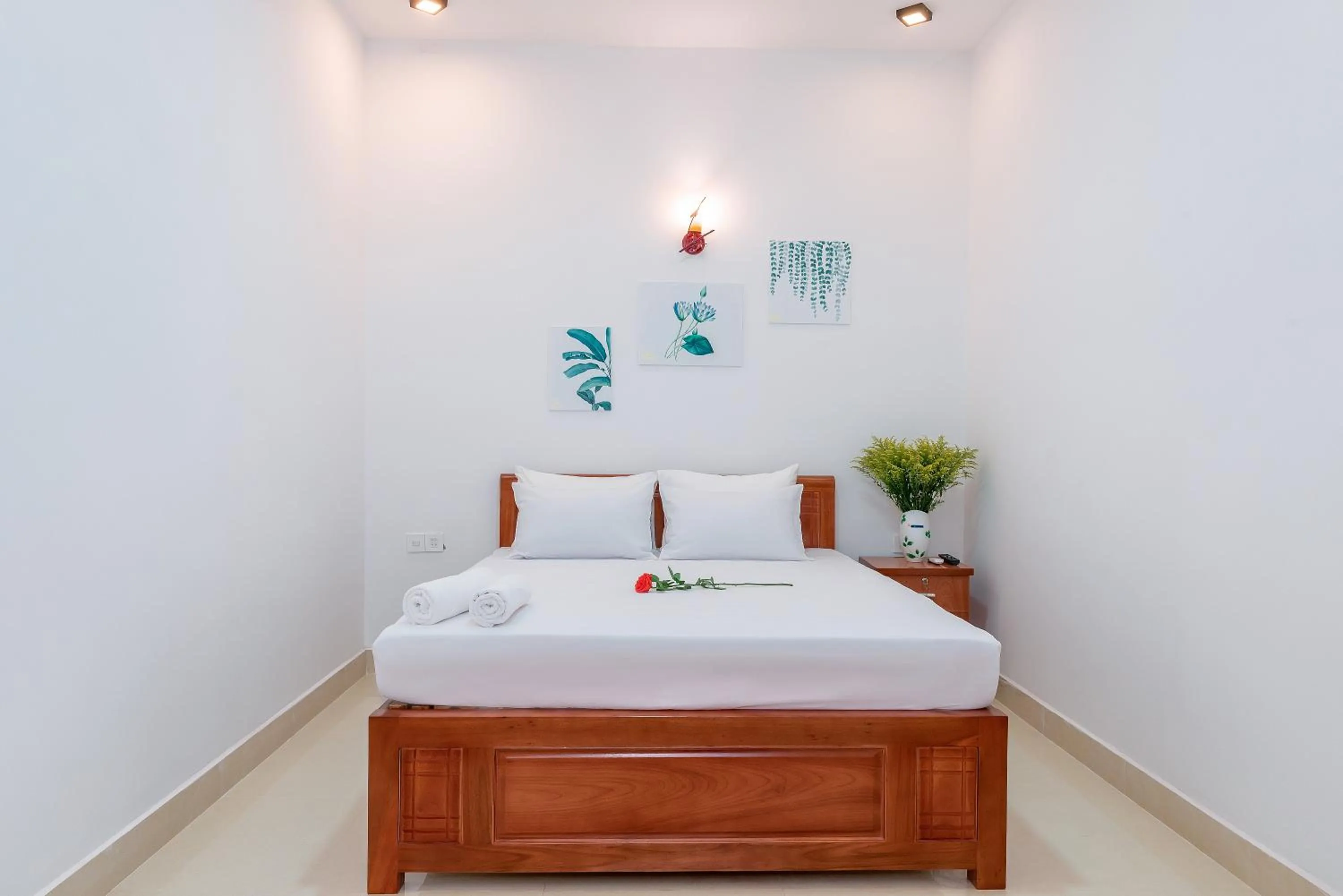 Bed in PaPa Villa Homestay