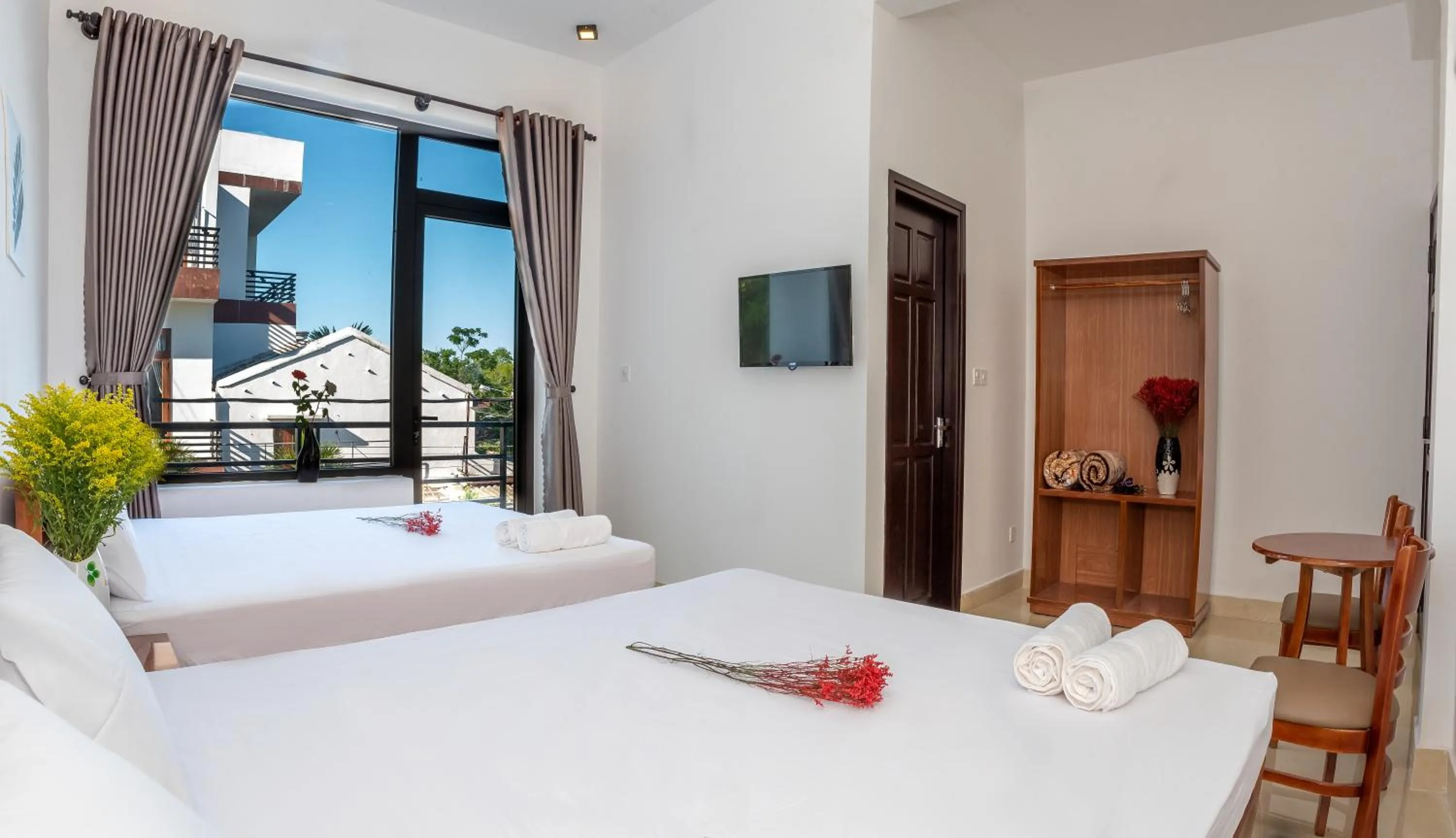 Bed in PaPa Villa Homestay