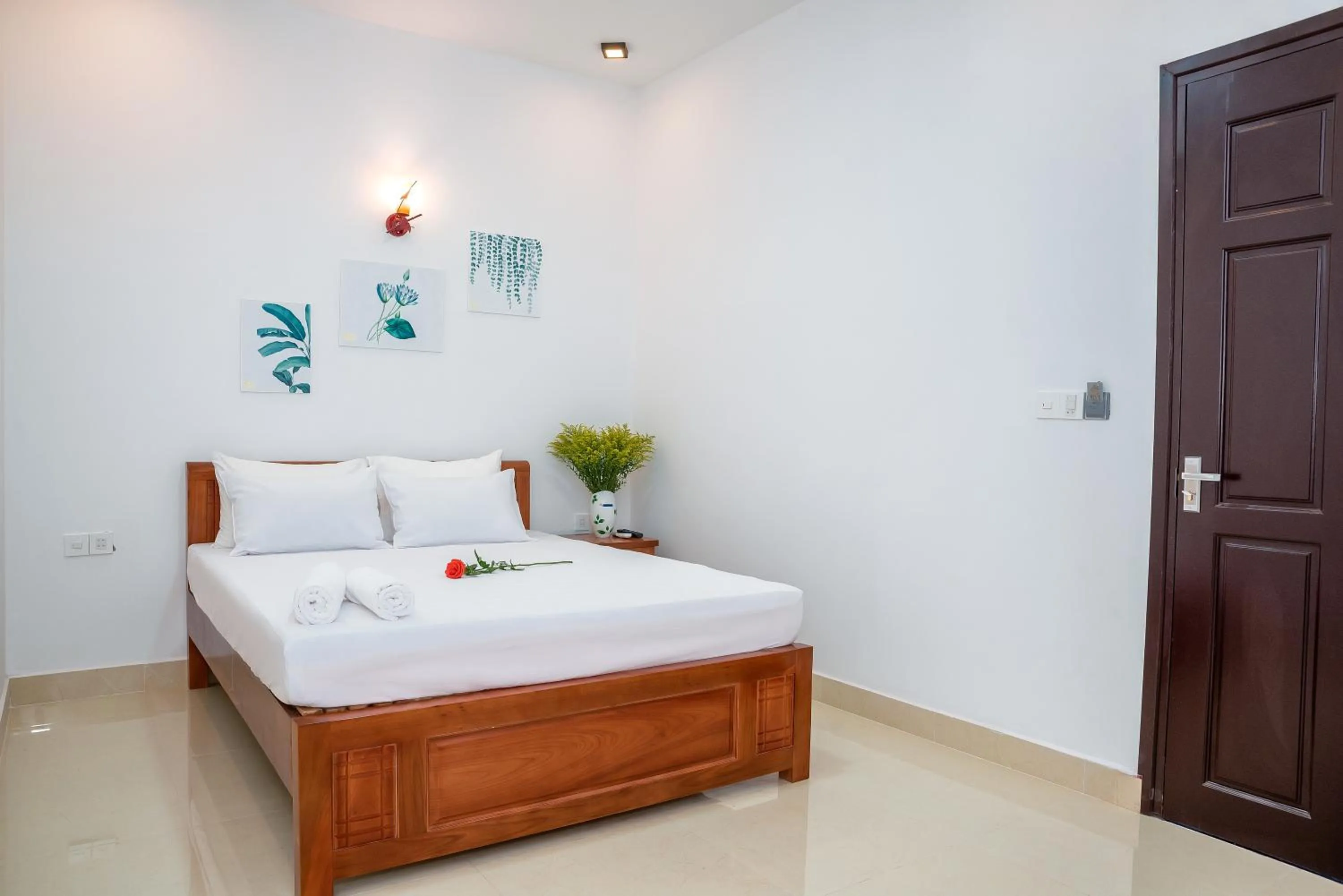 Bed in PaPa Villa Homestay