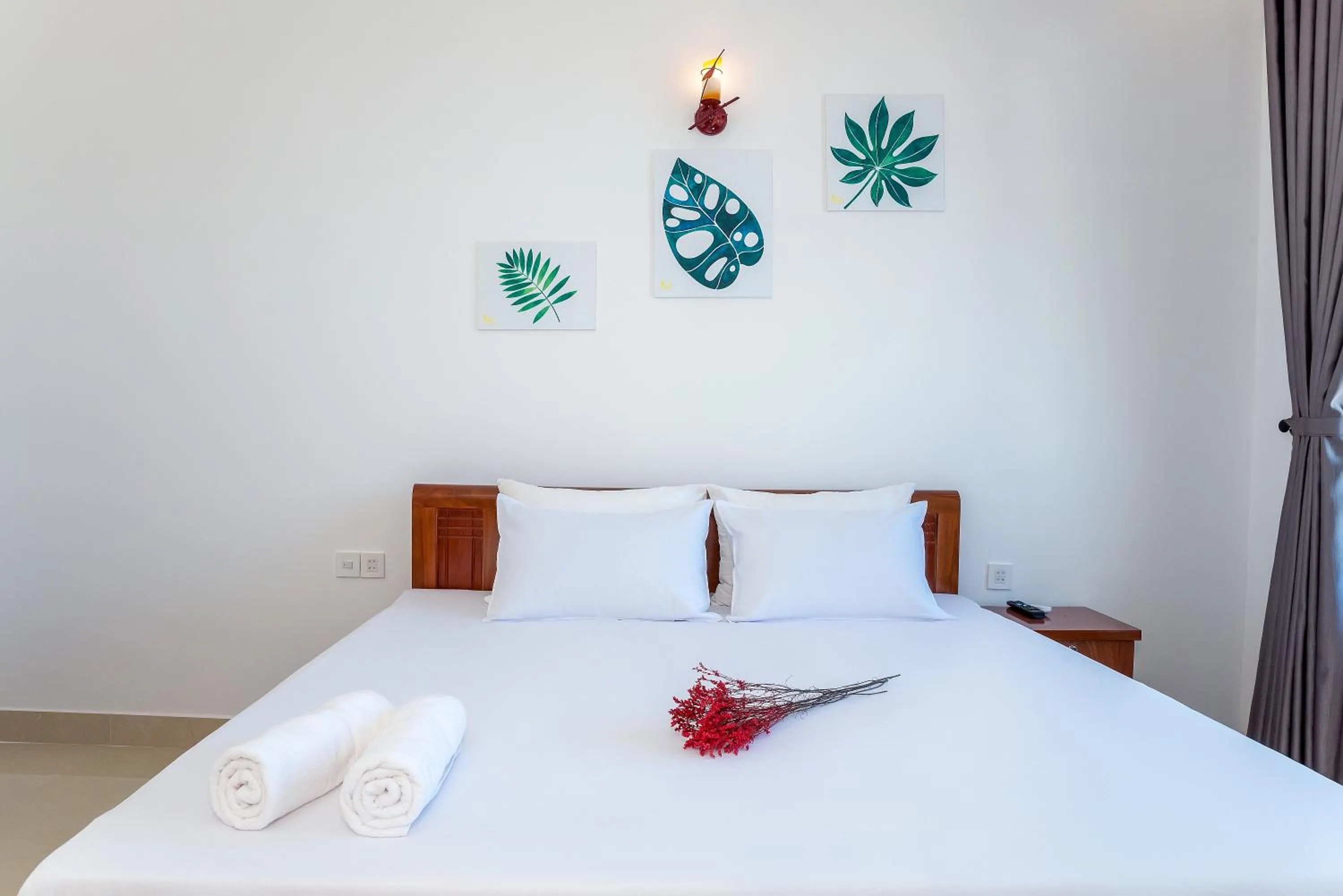 Bed in PaPa Villa Homestay