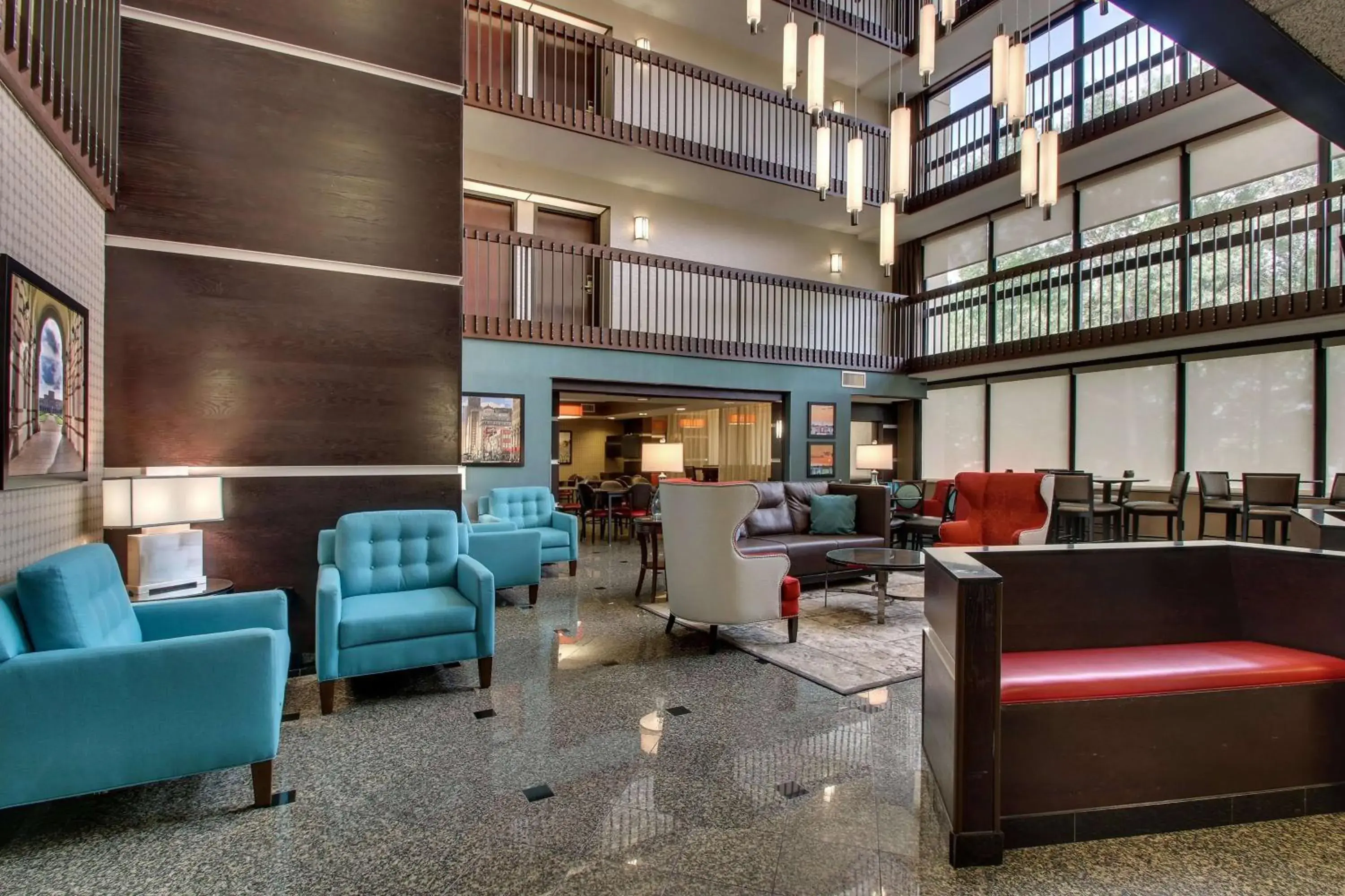 Lobby or reception in Heritage Inn & Suites The Woodlands, Trademark by Wyndham Lobby or reception in Heritage Inn & Suites The Woodlands, Trademark by Wyndham