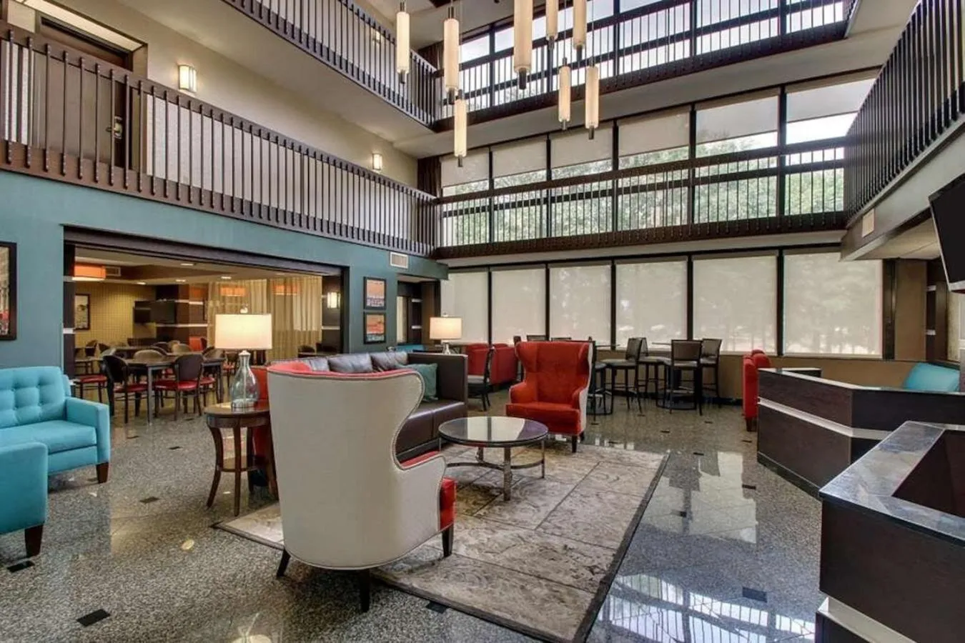 Lobby or reception in Heritage Inn & Suites The Woodlands, Trademark by Wyndham
