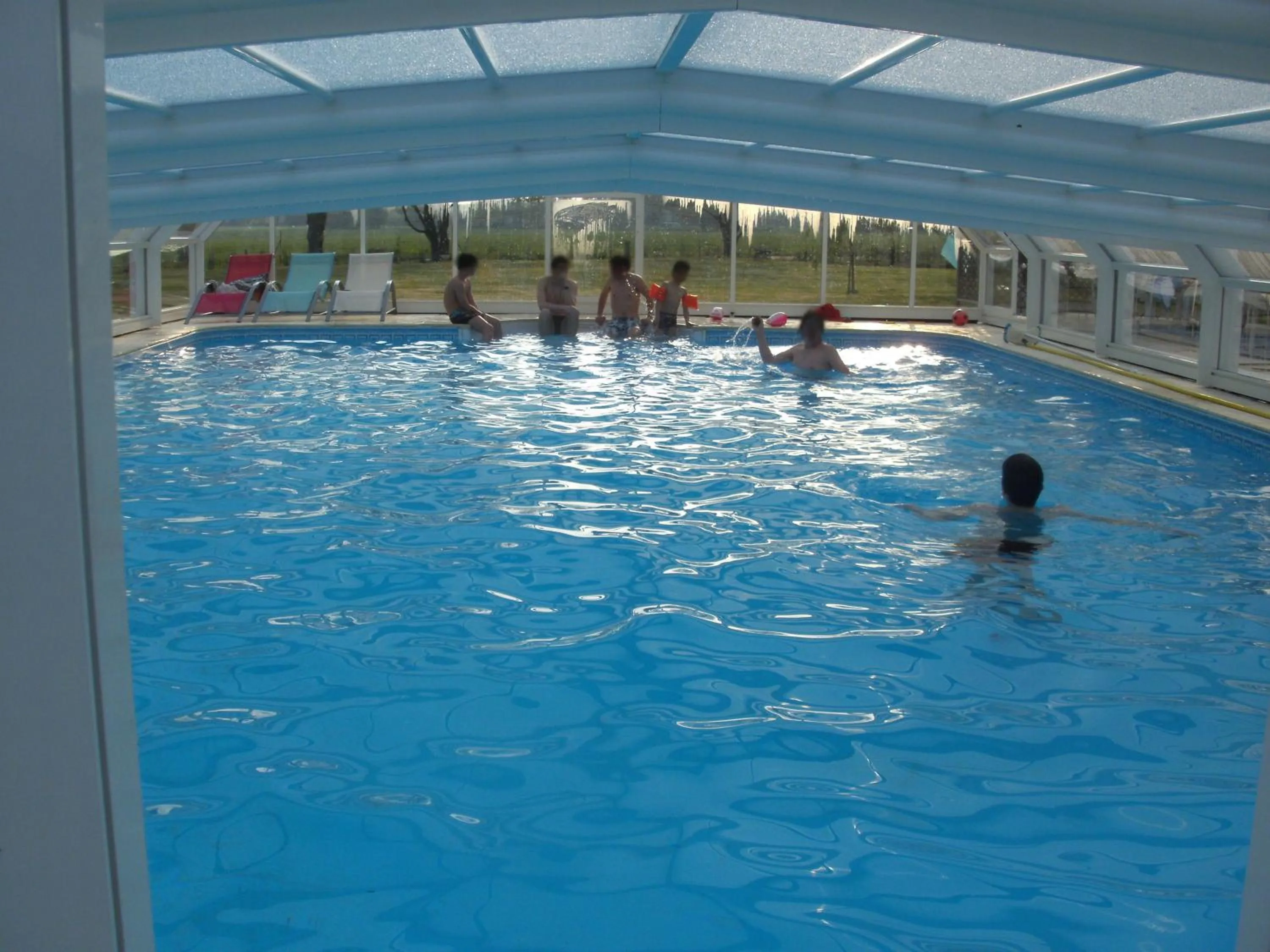 Swimming pool in Cottage Cafecouet'Breizh