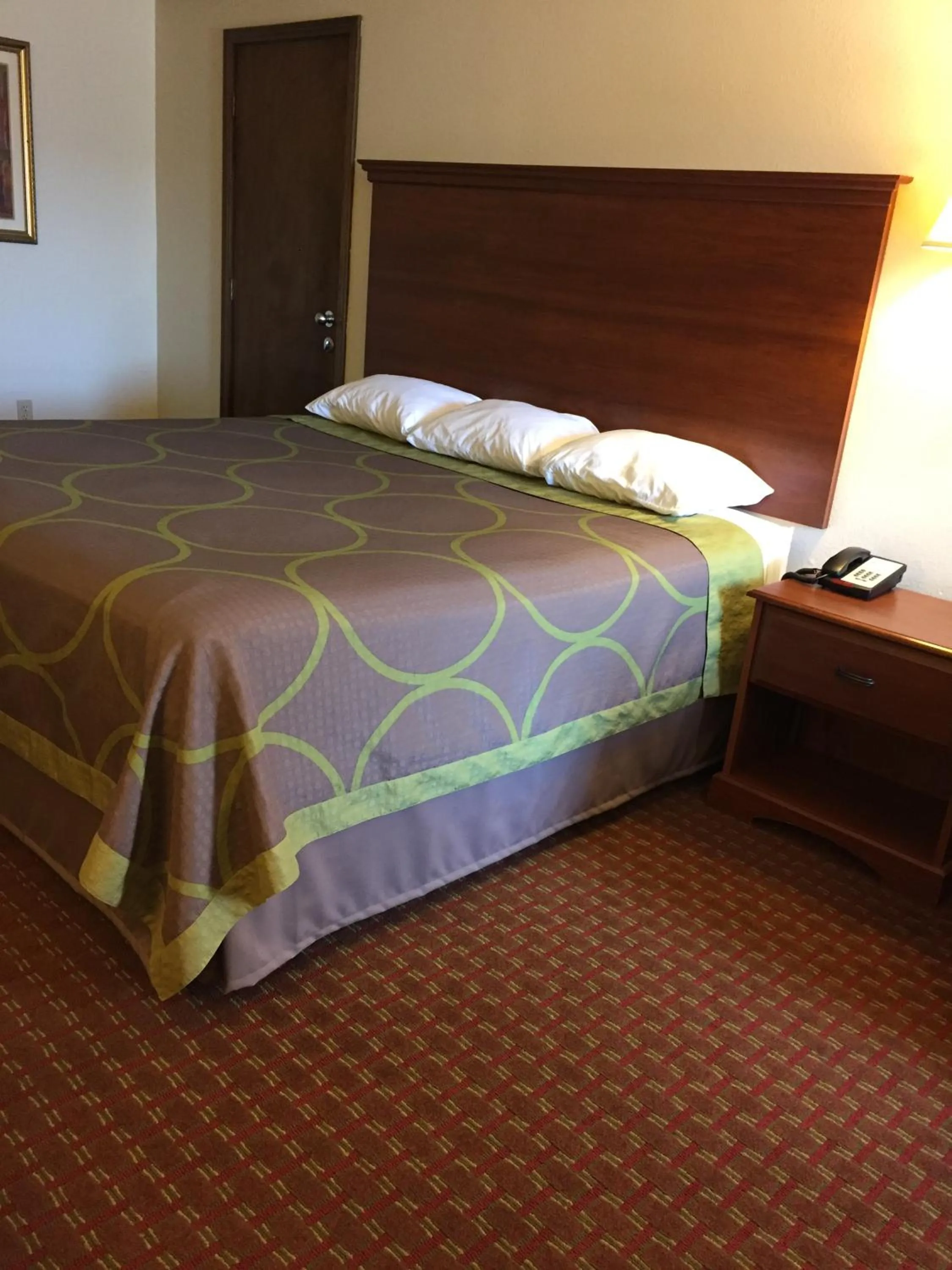 Bed in Super 8 by Wyndham Enid