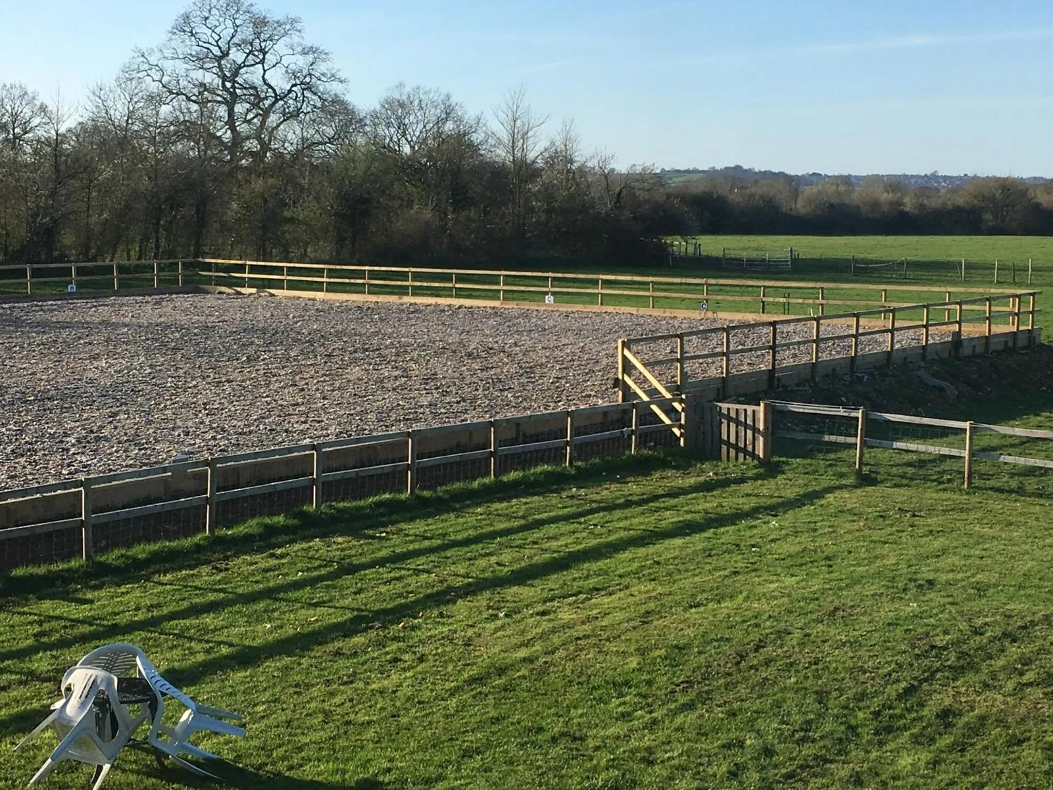 Garden view in Folly Fields Farm B&B