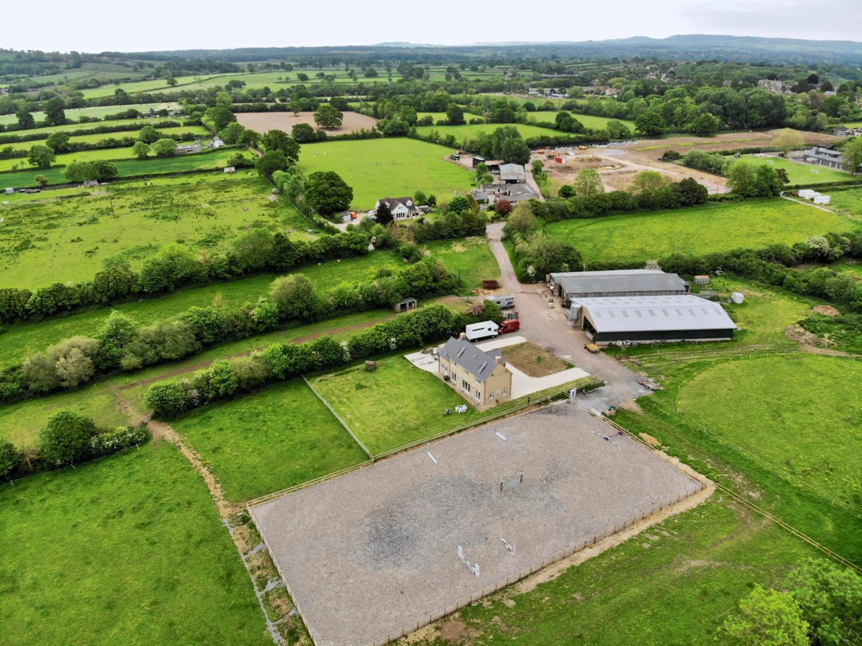 Bird's eye view in Folly Fields Farm B&B