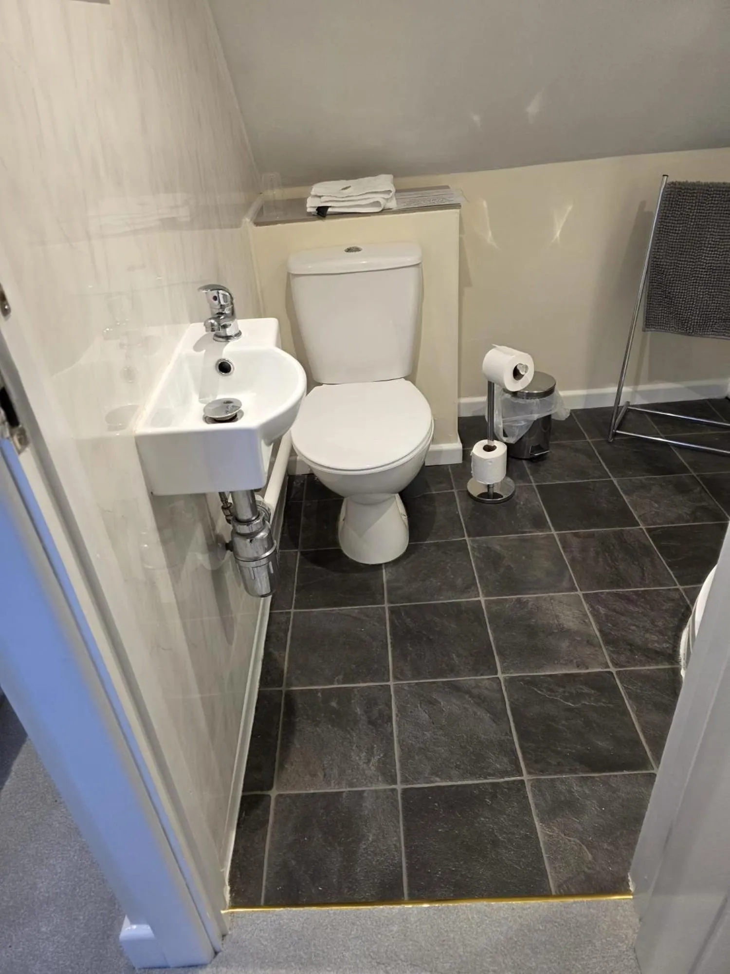 Toilet in Folly Fields Farm B&B