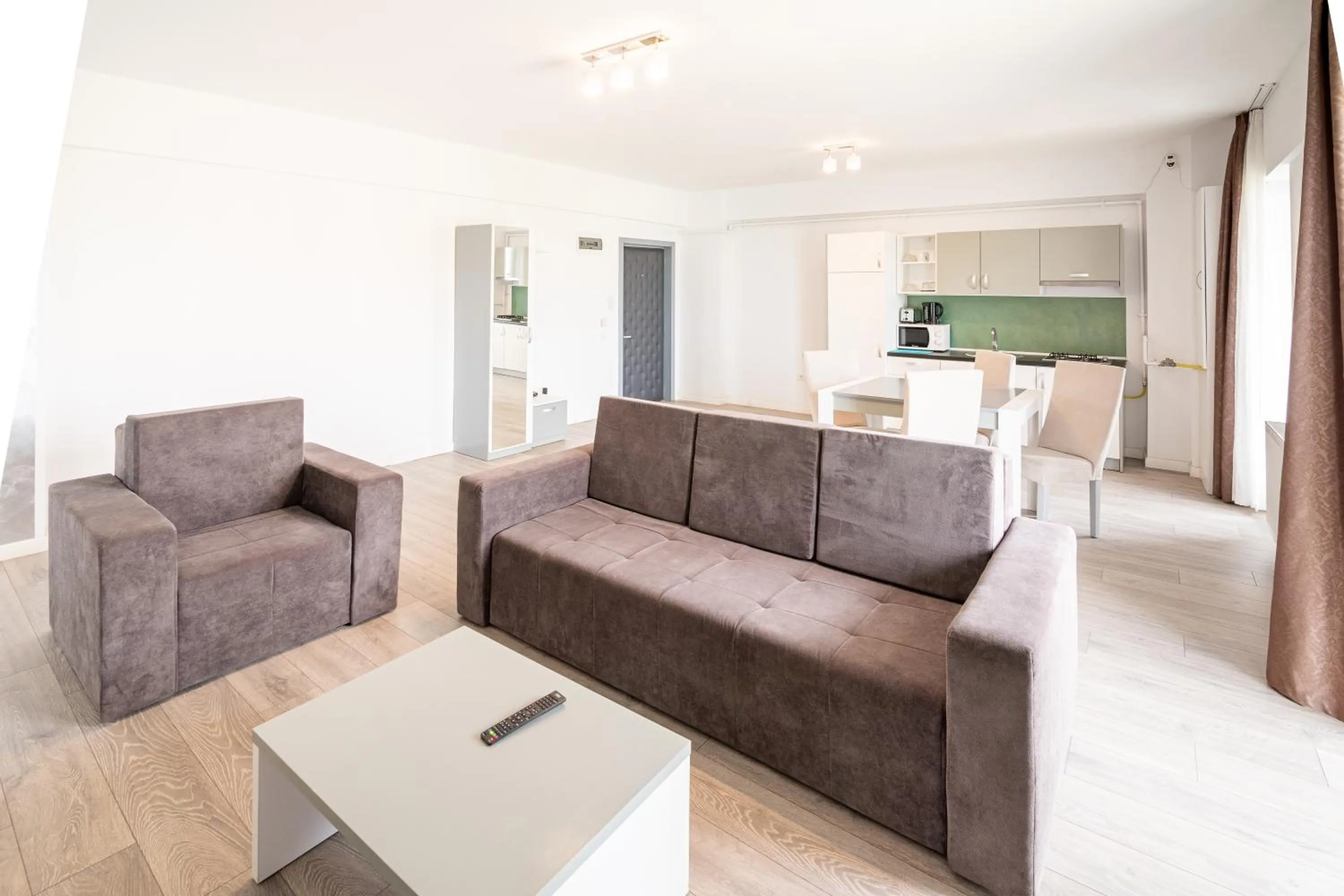 Kitchen or kitchenette in Miramare Residence Aparthotel