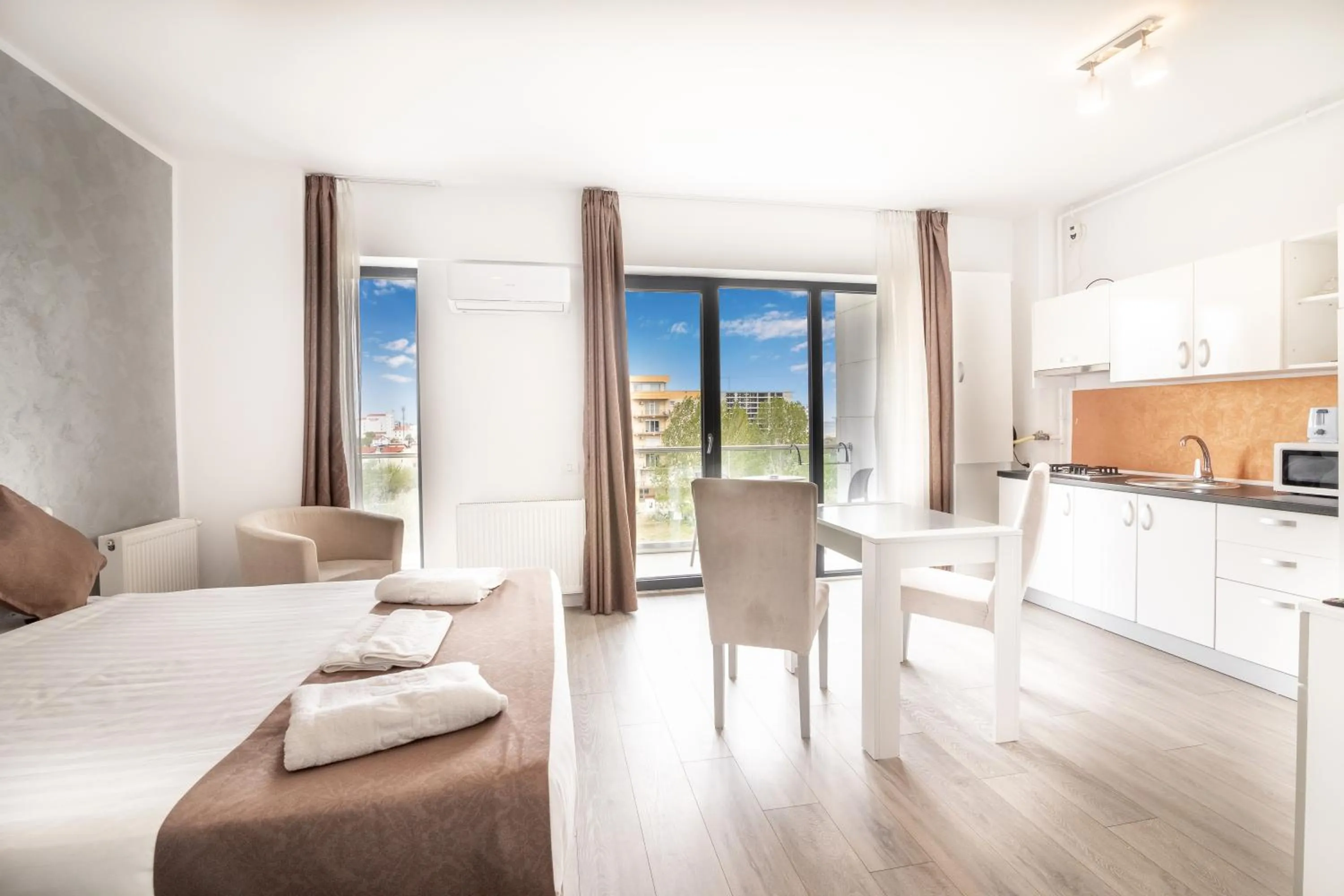 Bed in Miramare Residence Aparthotel