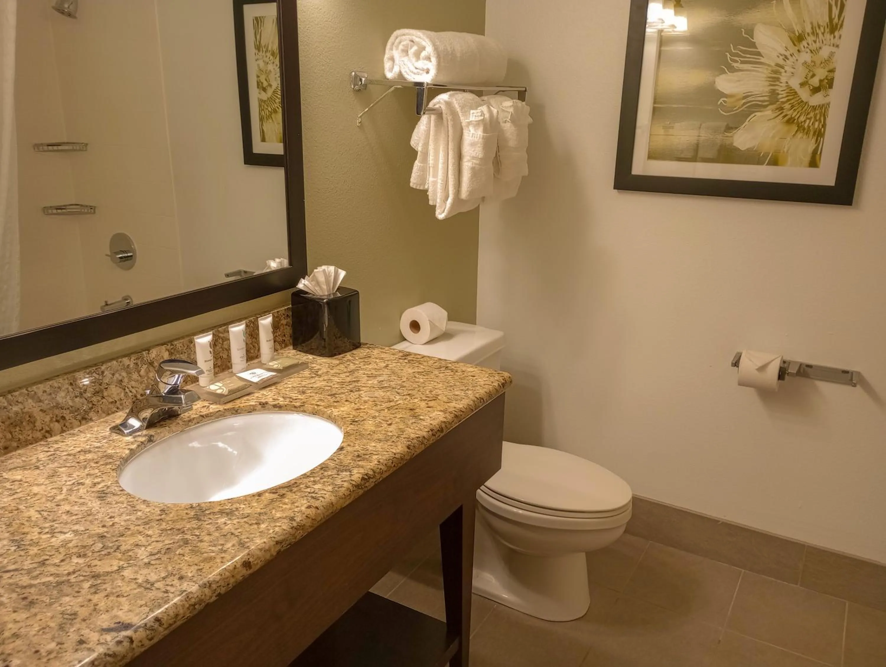 Toilet in Country Inn & Suites by Radisson, Portland International Airport, OR
