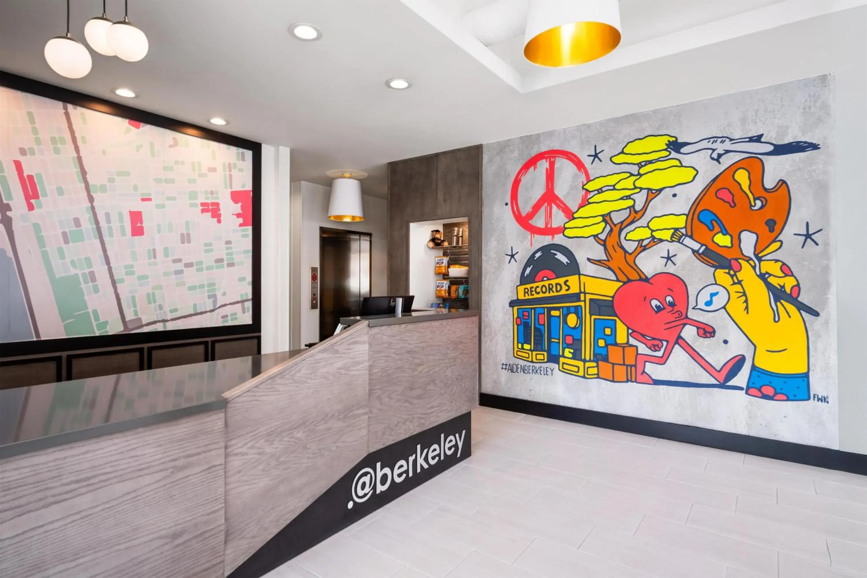 Lobby or reception in Aiden by Best Western Berkeley Lobby or reception in Aiden by Best Western Berkeley