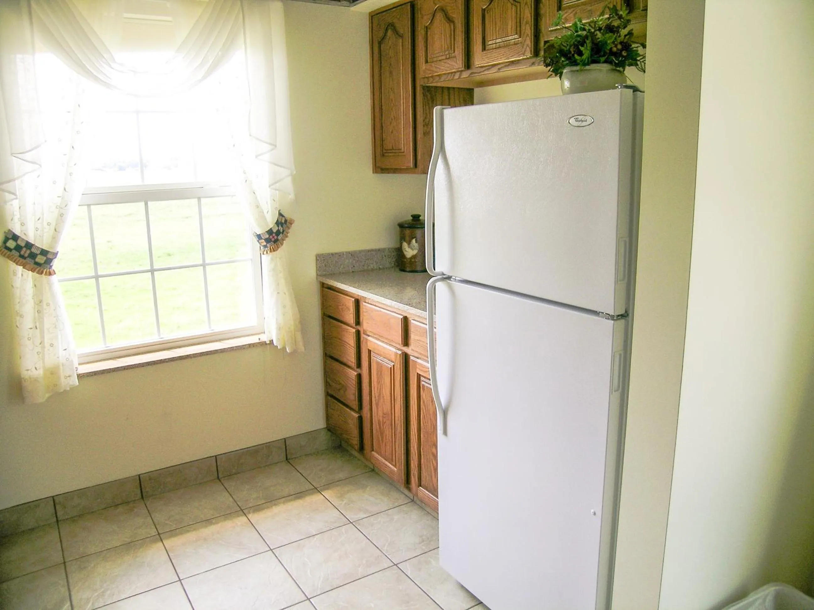 Kitchen or kitchenette in Blue Gate Garden Inn