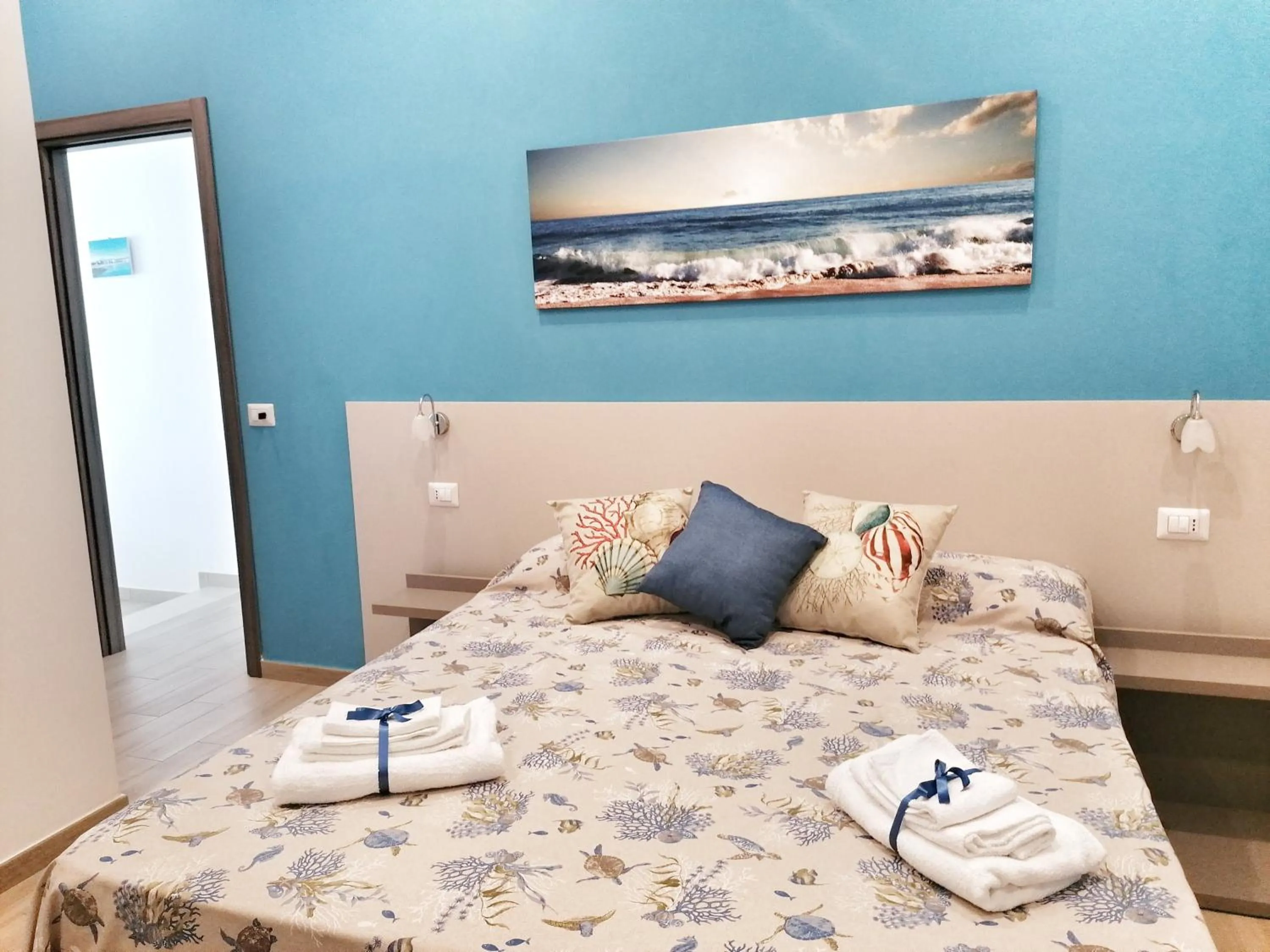 Bed in B&B Marina di Naxos