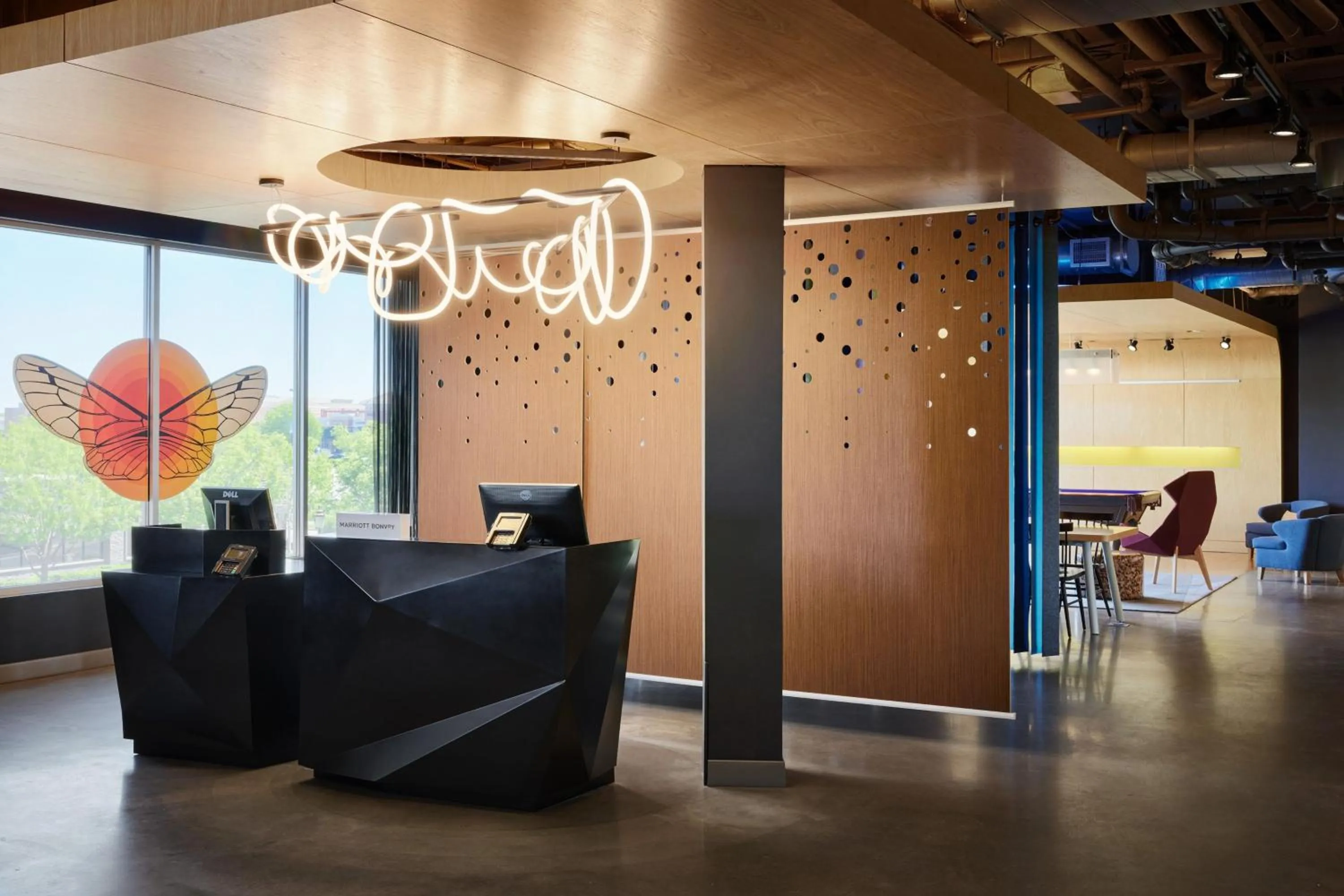 Lobby or reception in Aloft Leawood-Overland Park