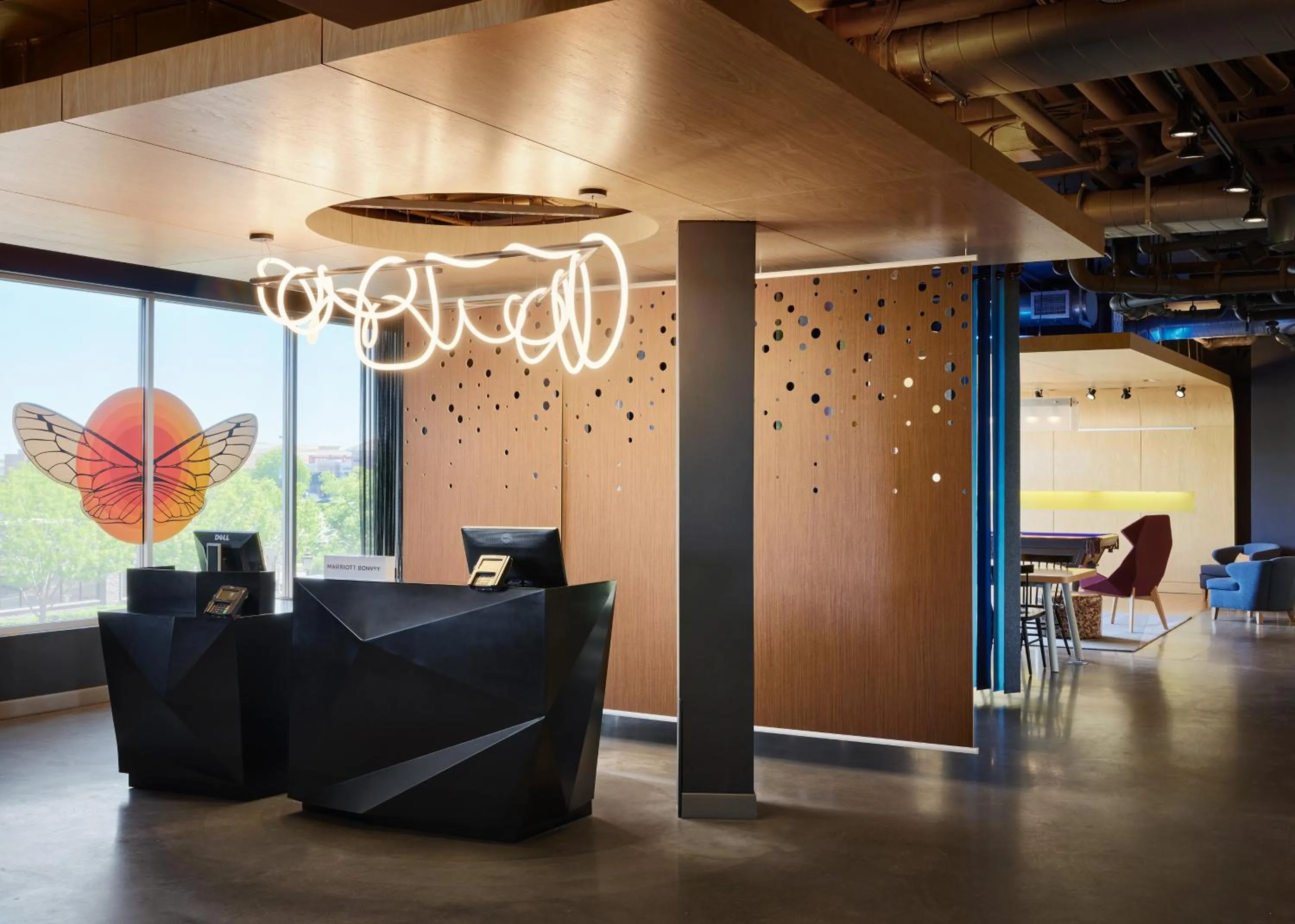Lobby or reception in Aloft Leawood-Overland Park