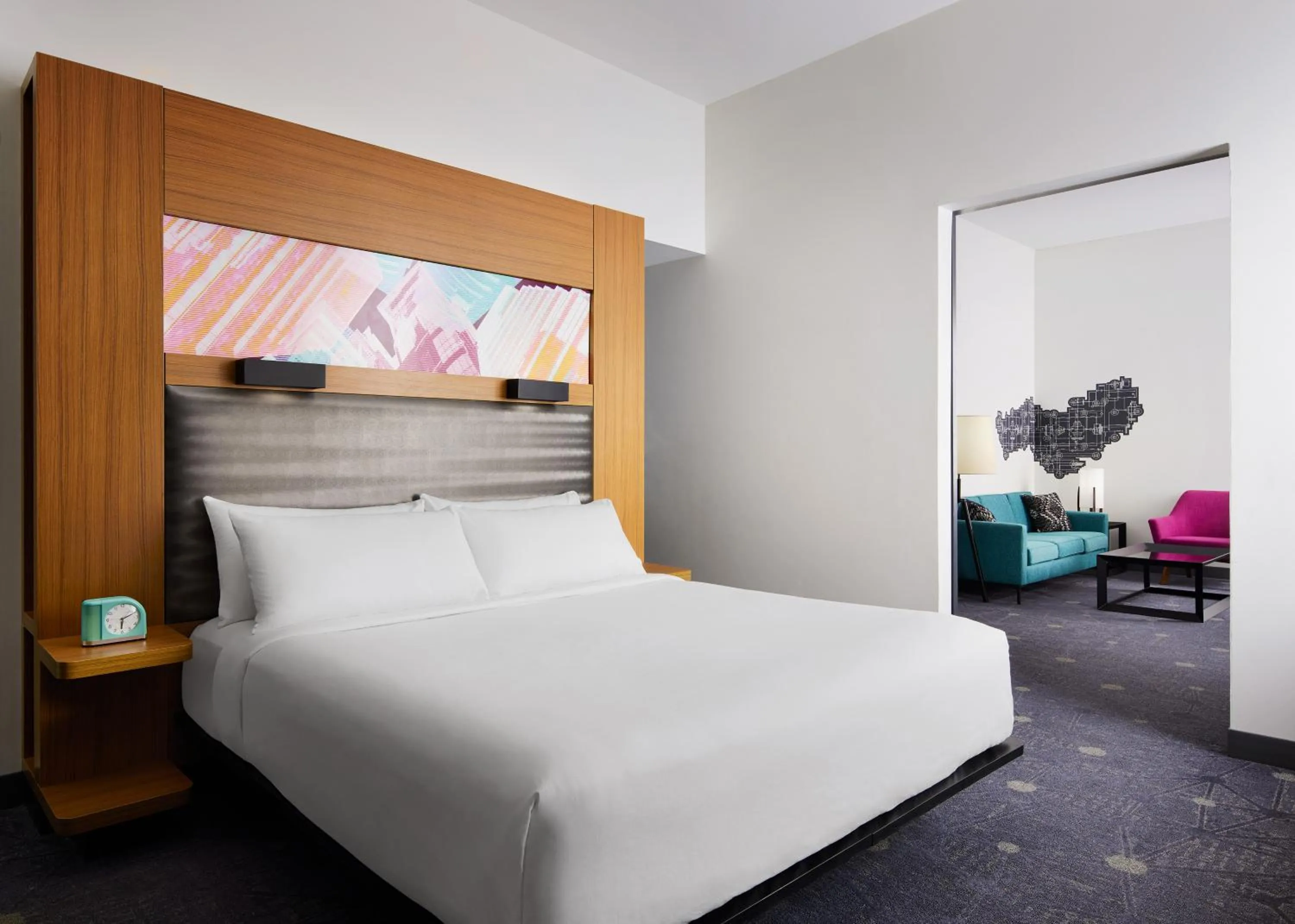 Bedroom, Bed in Aloft Leawood-Overland Park