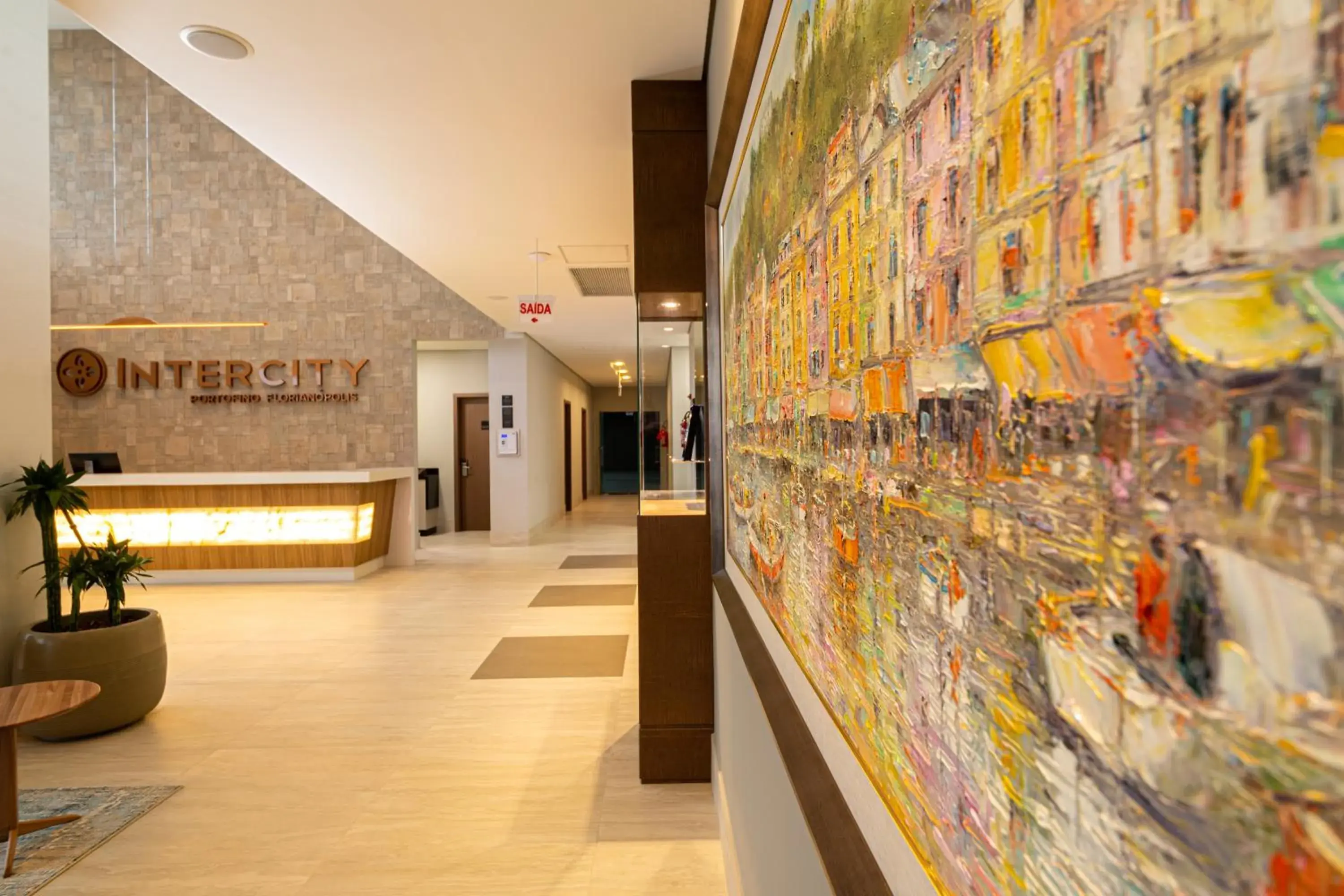 Lobby or reception in Intercity Portofino Florianópolis Lobby or reception in Intercity Portofino Florianópolis
