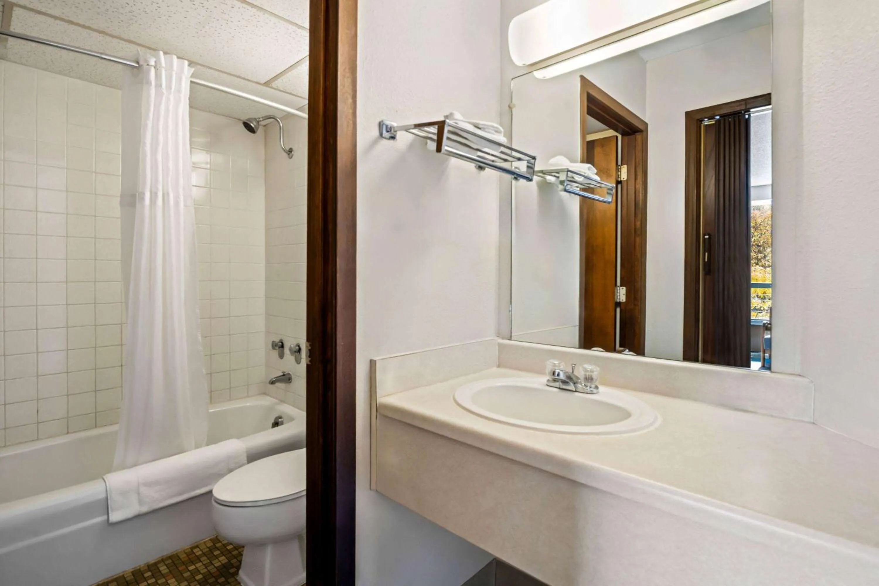 Bathroom in Days Inn by Wyndham Dubuque