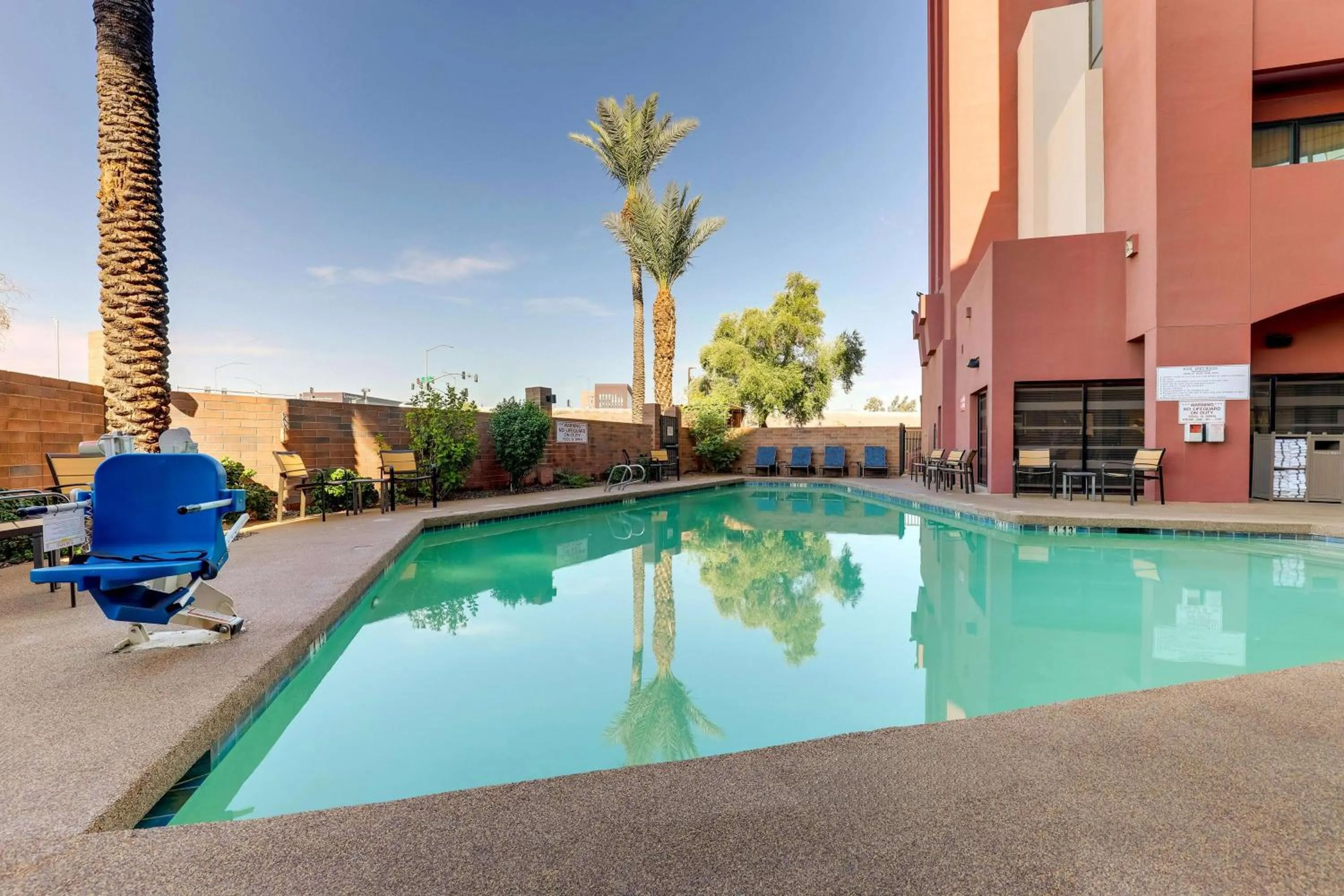 Pool view in Drury Inn & Suites Phoenix Airport