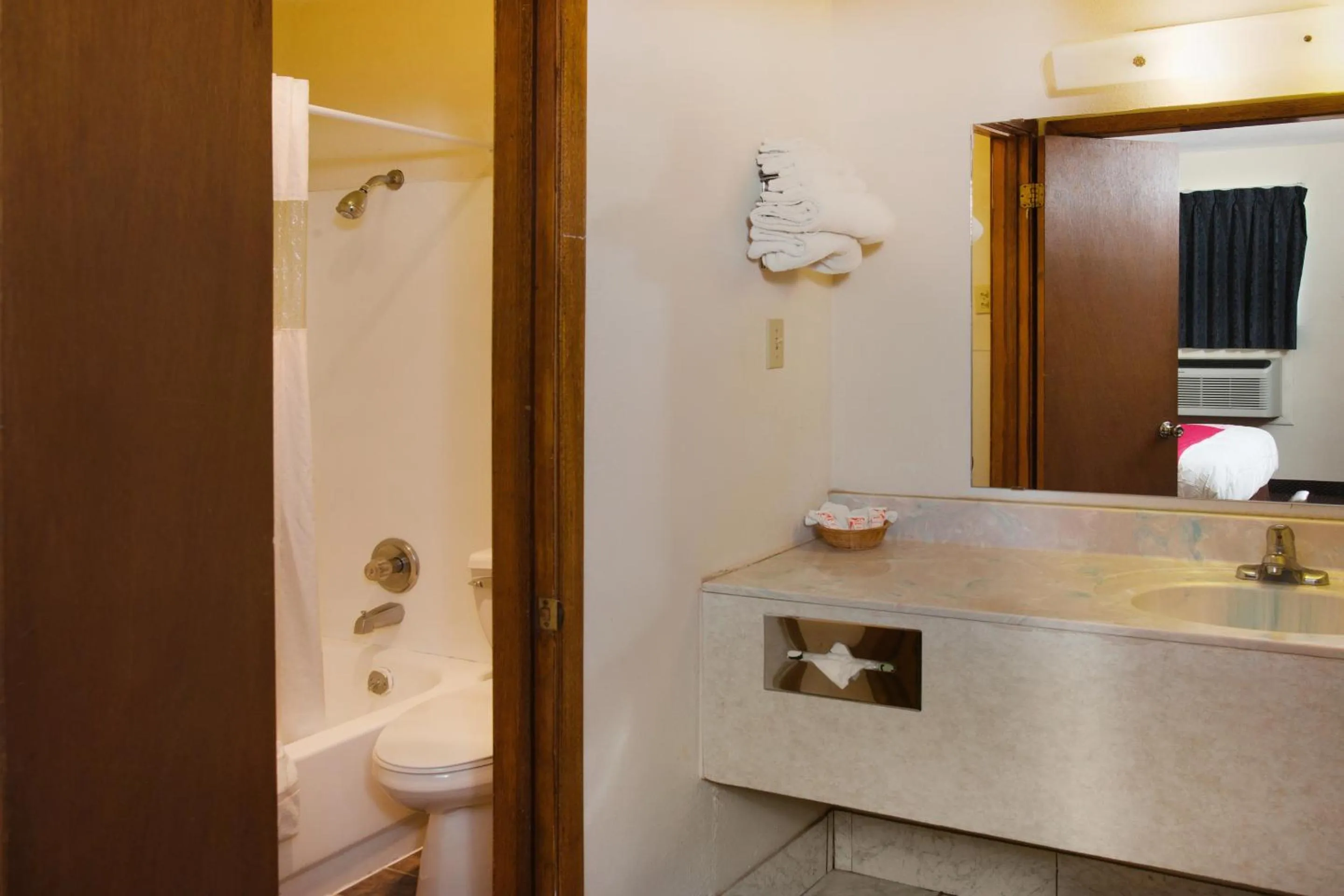 Bathroom in OYO Hotel Guymon OK US-54