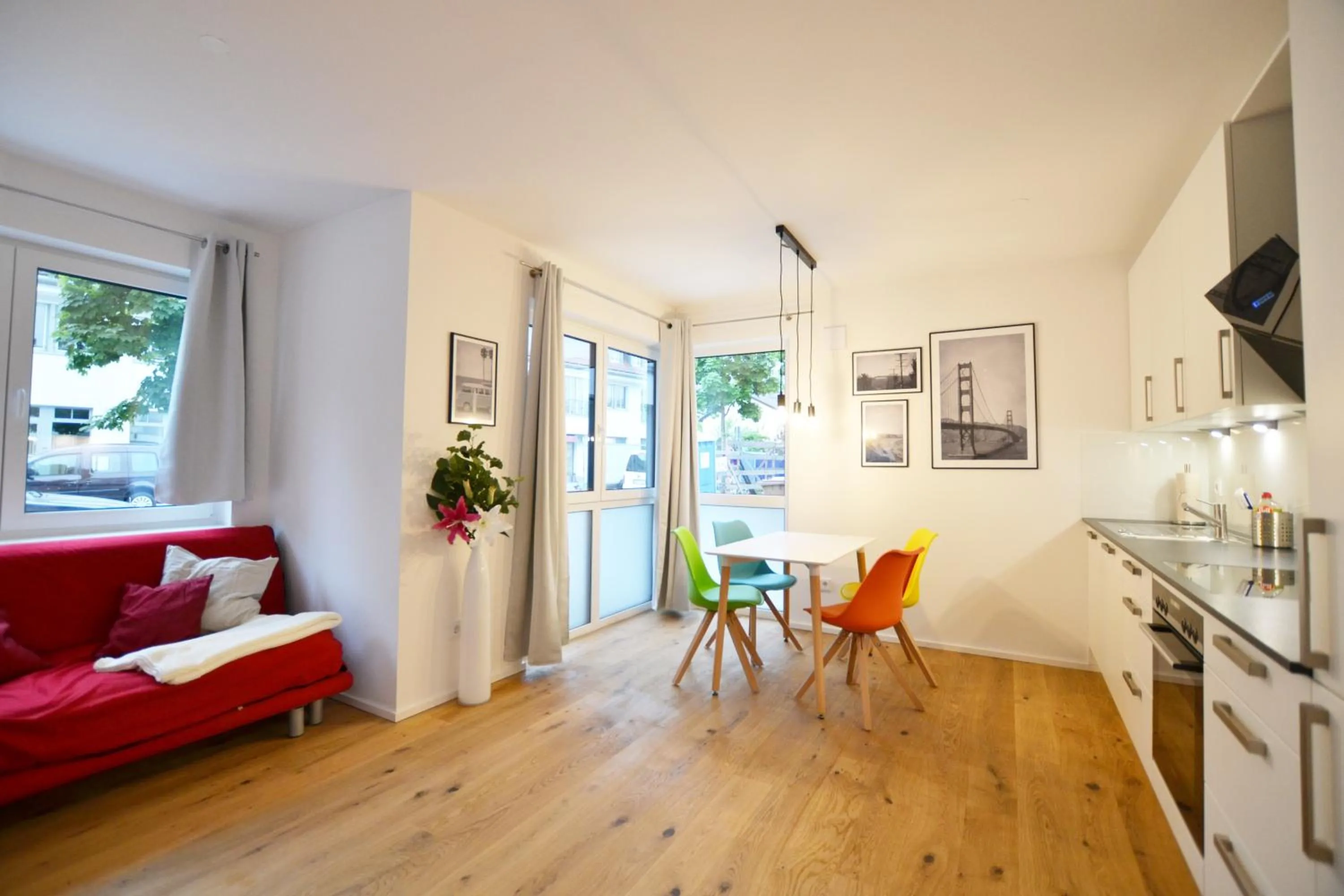 Living room in Modern apartment near downtown