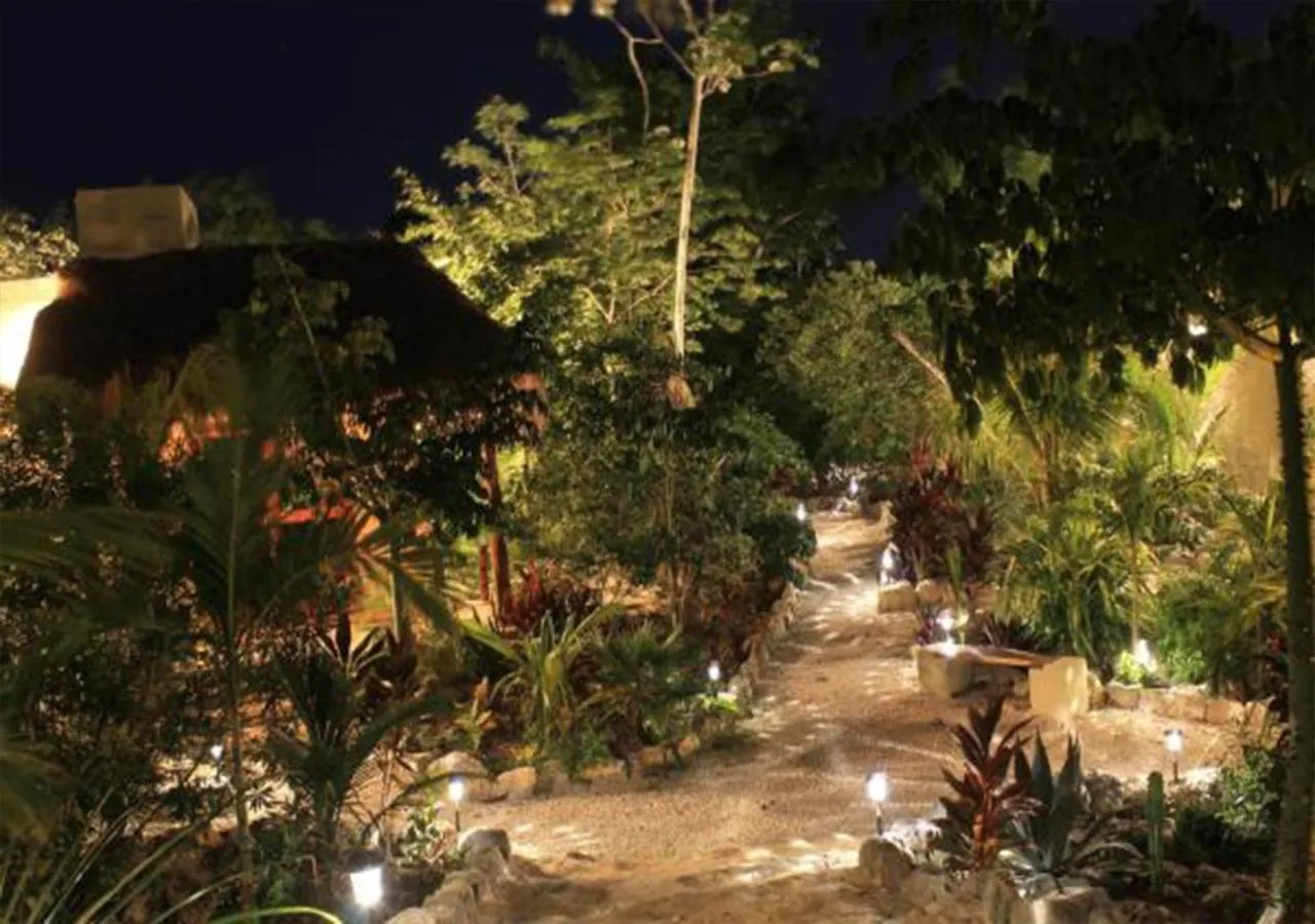 Garden view in ALDEA JO-YAH