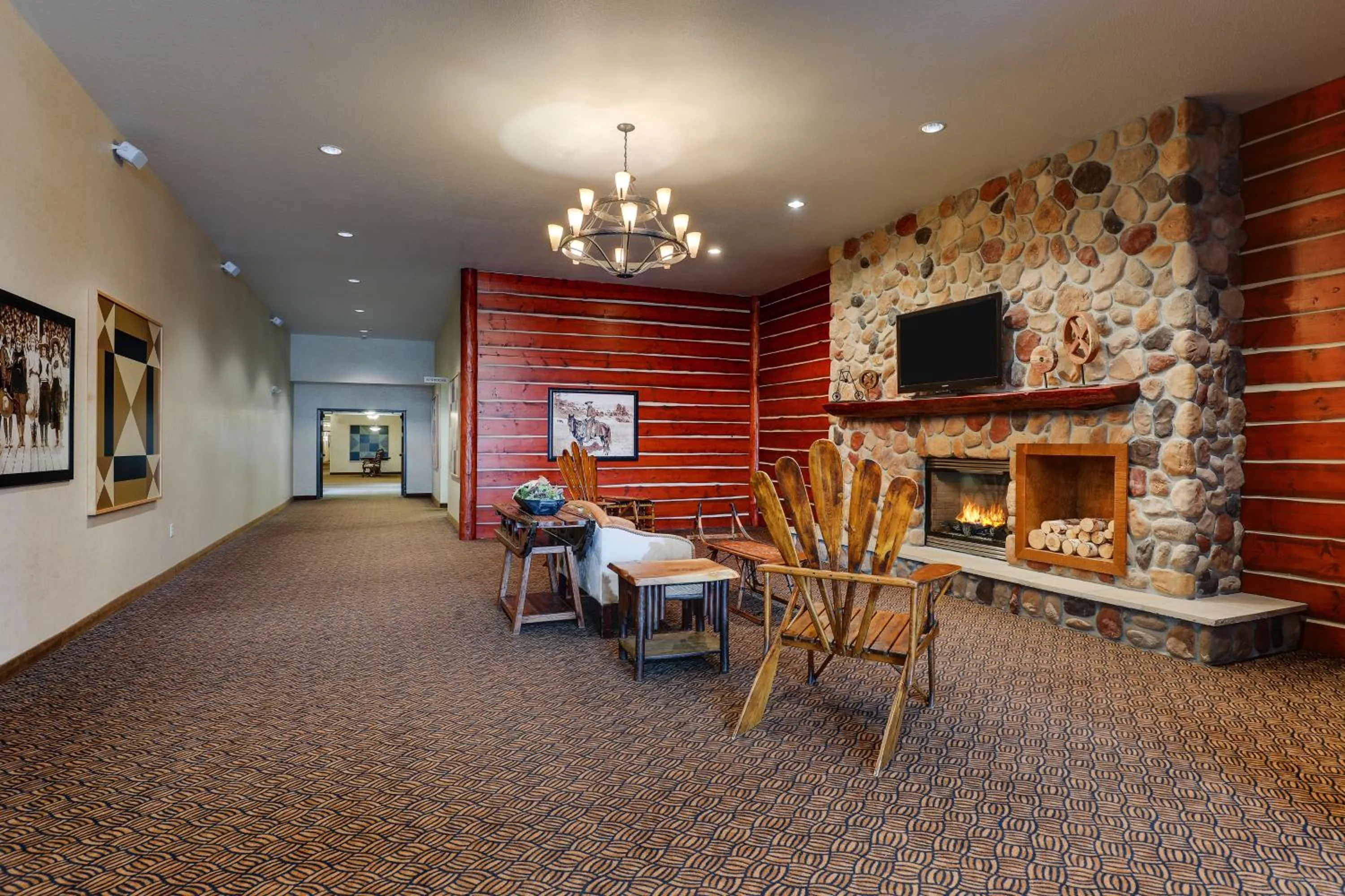 Seating area in Stoney Creek Hotel Sioux City