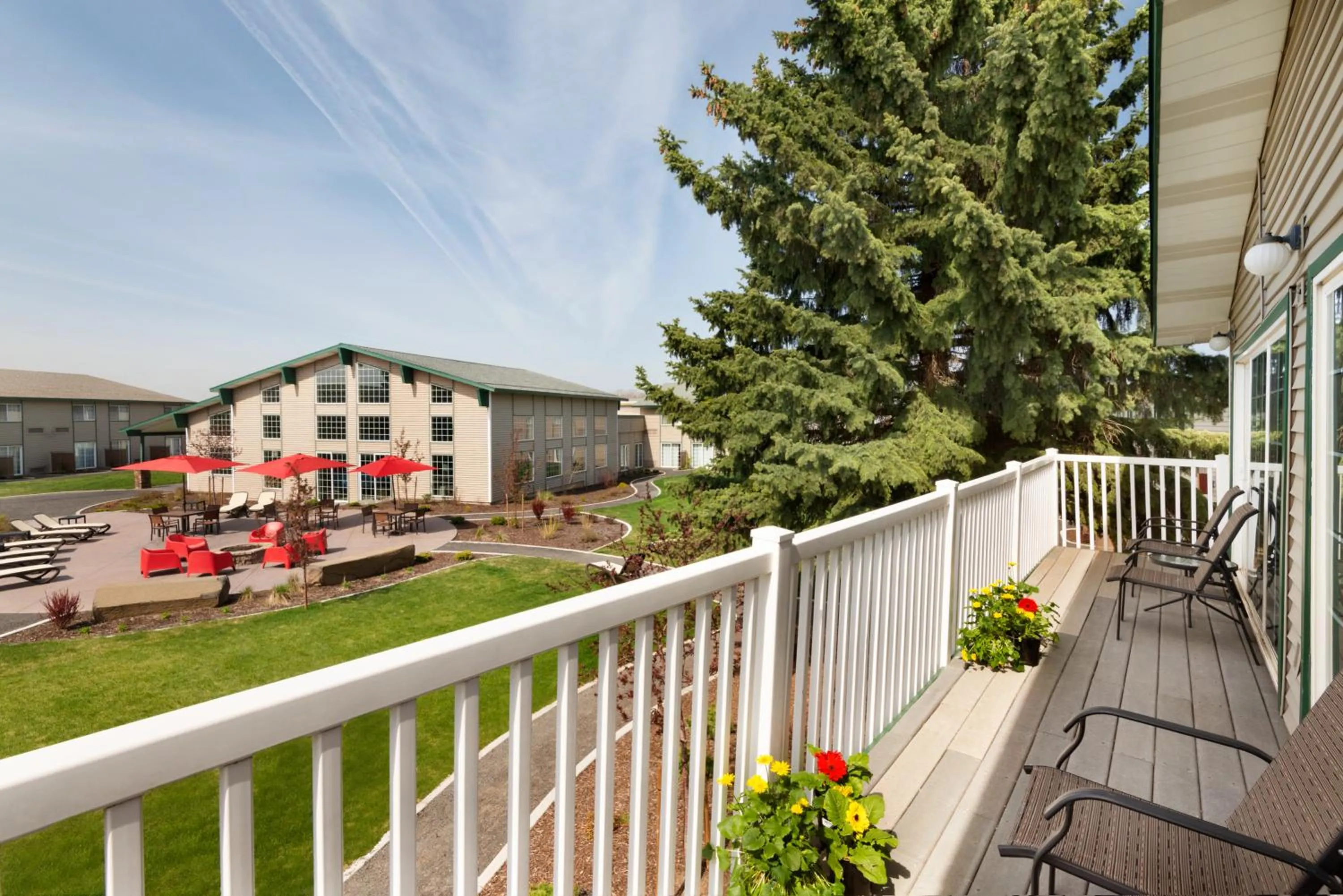 Garden view in Ramada by Wyndham Spokane Airport