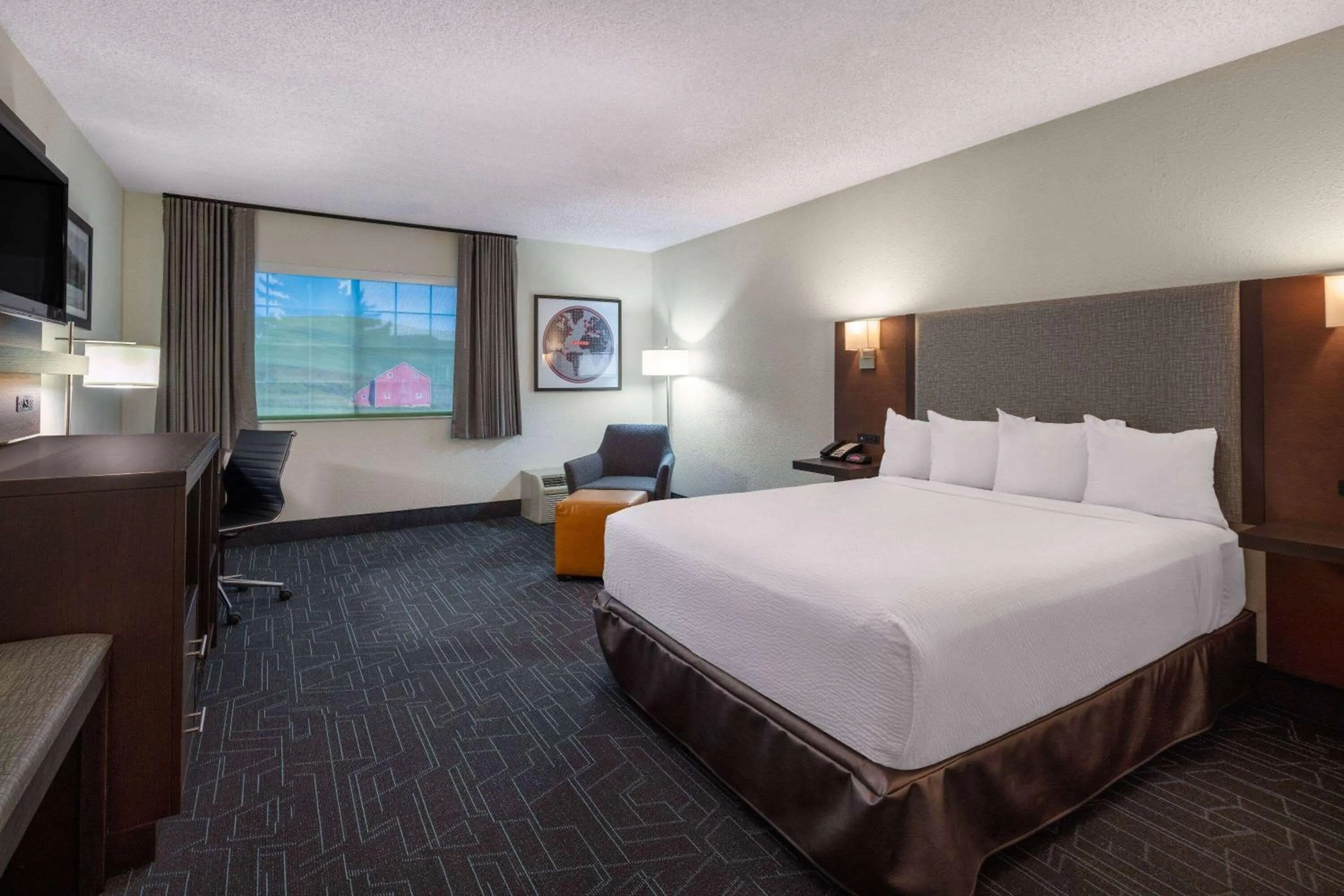 Photo of the whole room, Bed in Ramada by Wyndham Spokane Airport