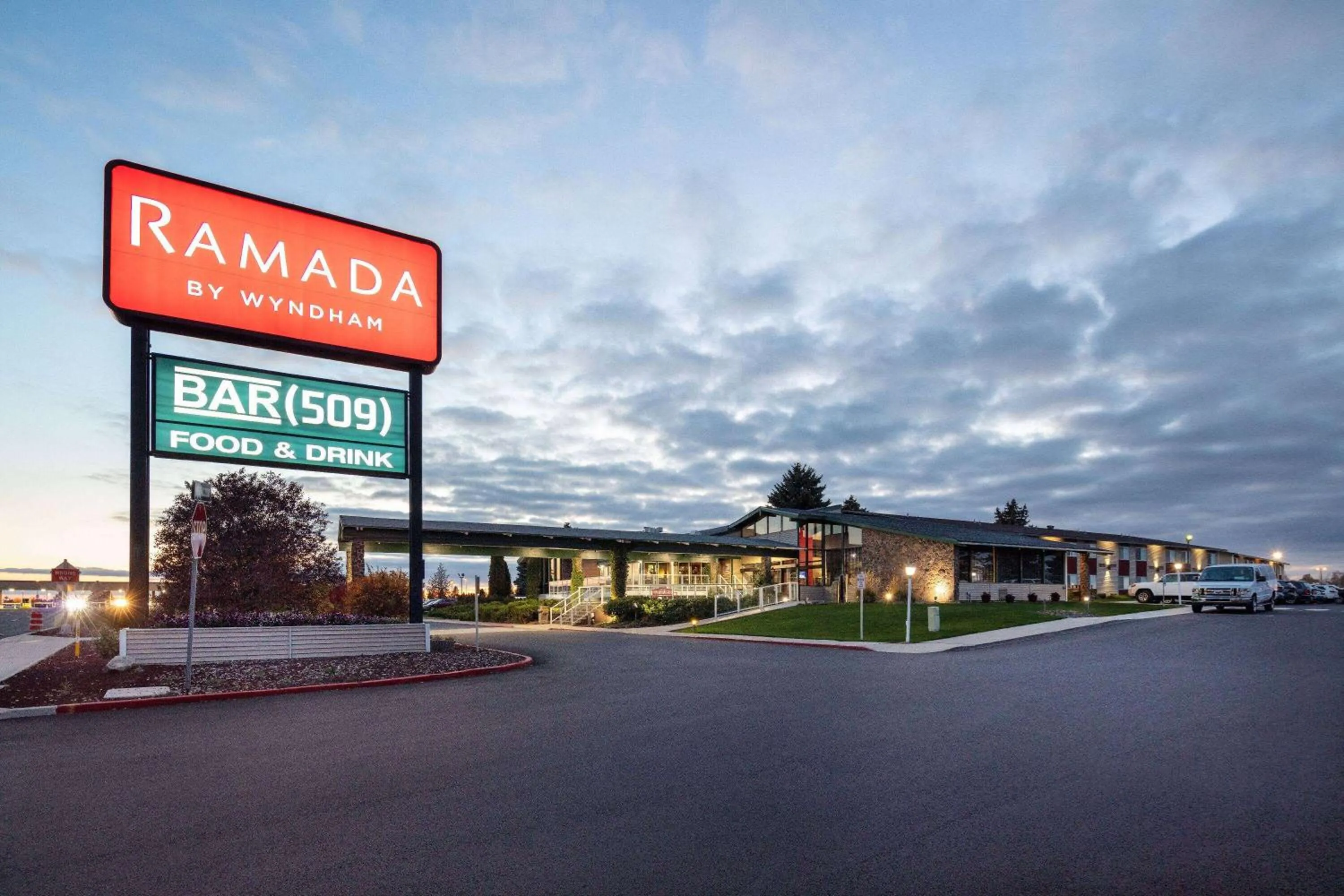 Property building in Ramada by Wyndham Spokane Airport