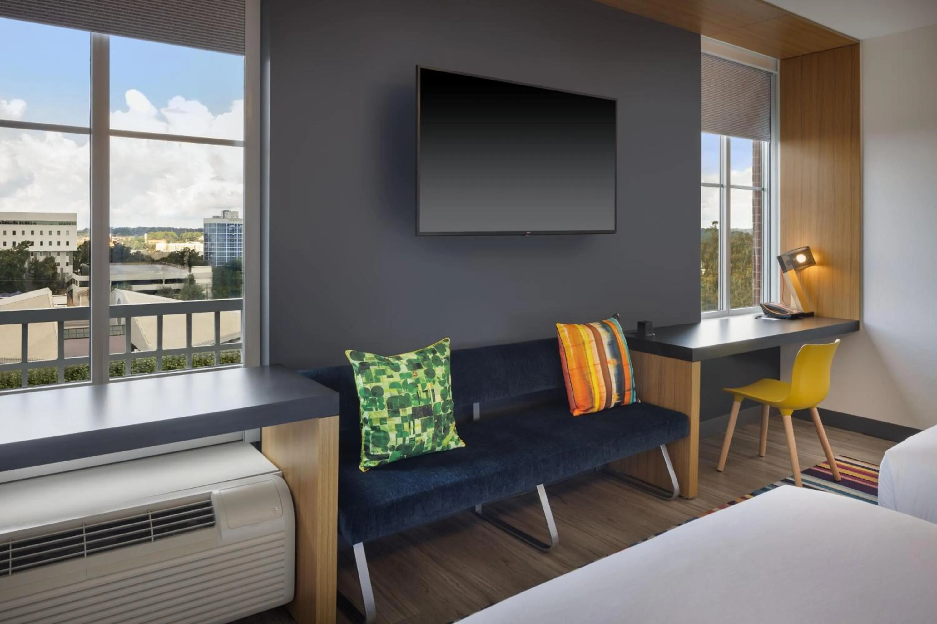 Photo of the whole room, Bed in Aloft Tallahassee Downtown