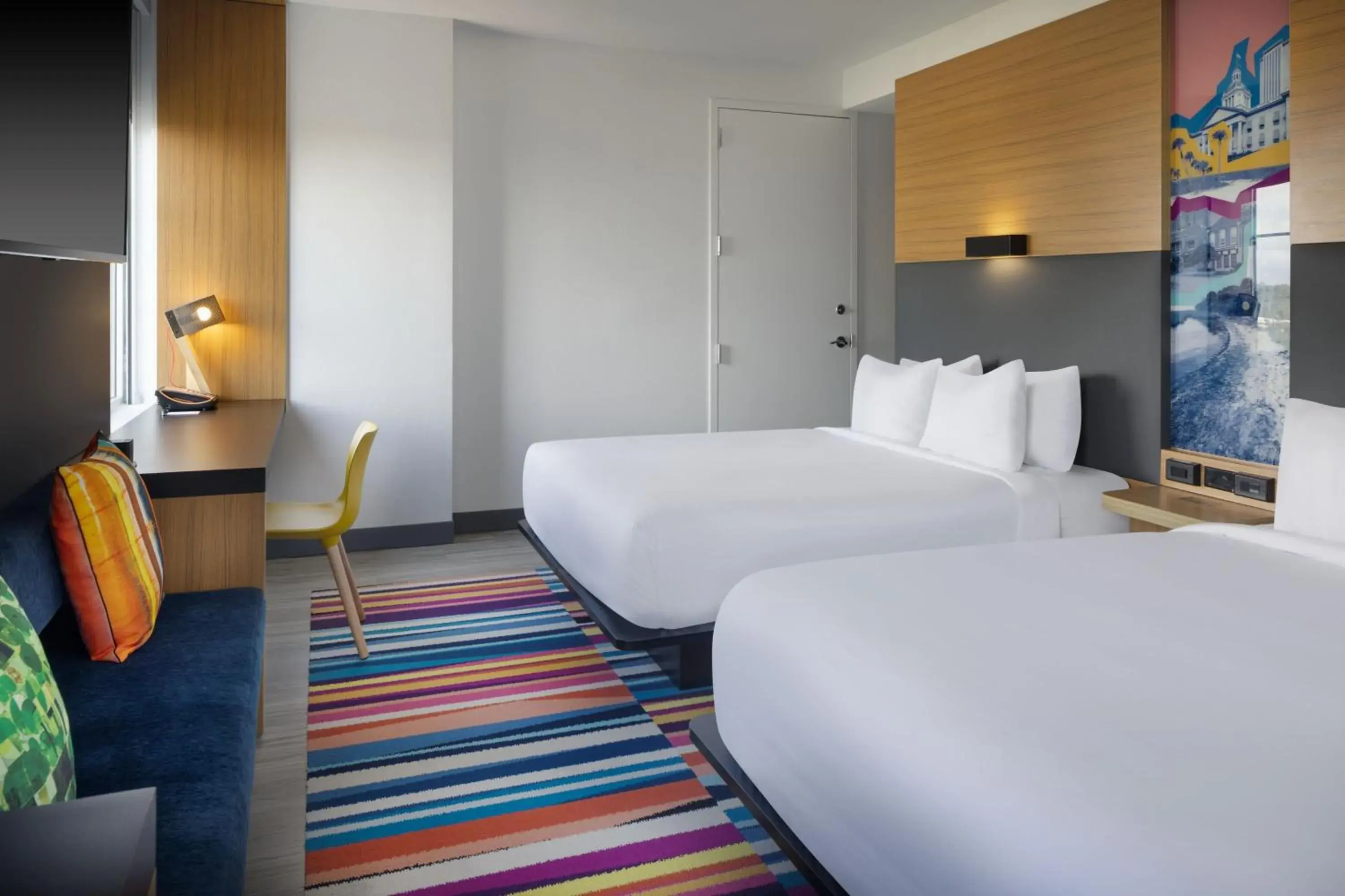Queen Room with Two Queen Beds in Aloft Tallahassee Downtown Queen Room with Two Queen Beds in Aloft Tallahassee Downtown