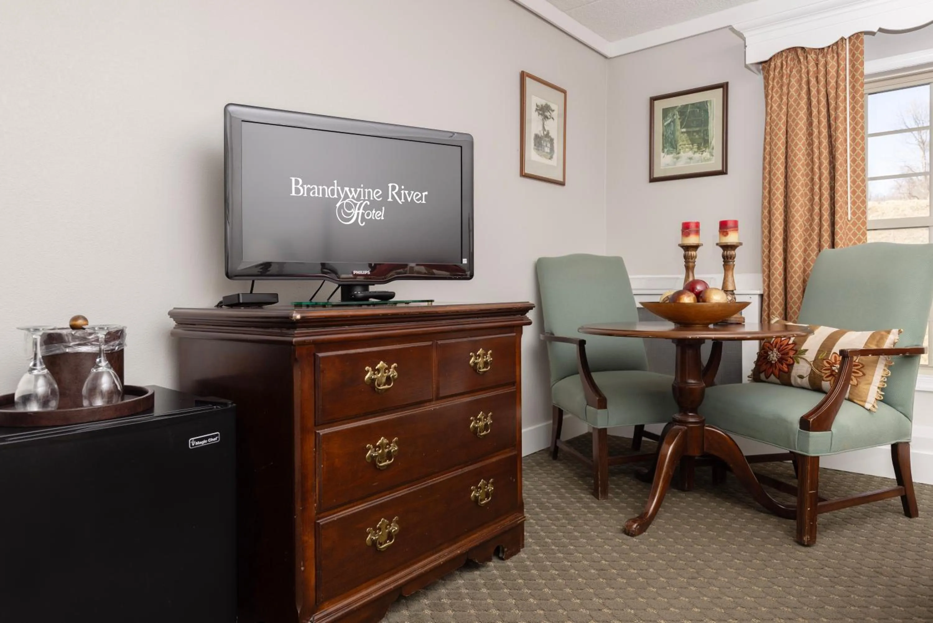 TV and multimedia in Brandywine River Hotel