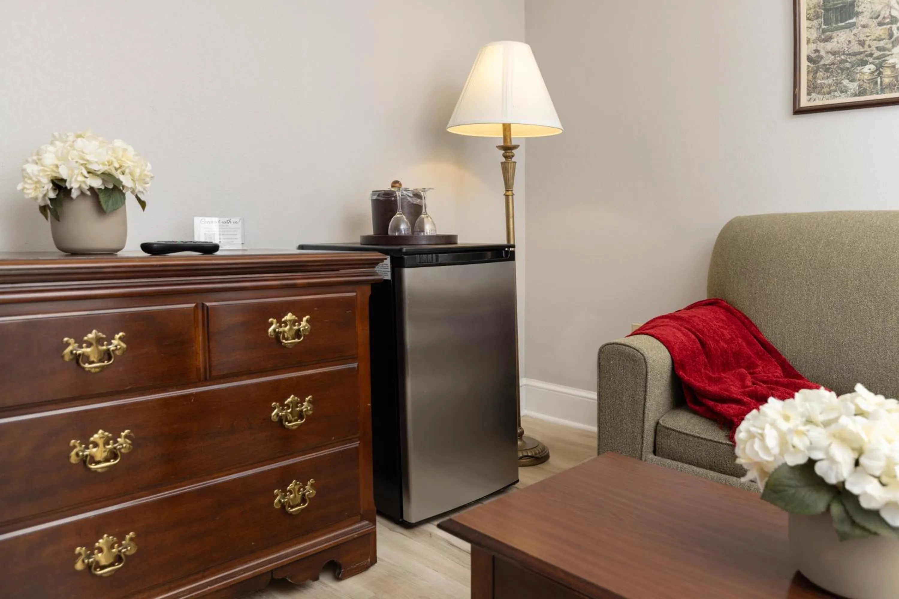 Seating area in Brandywine River Hotel
