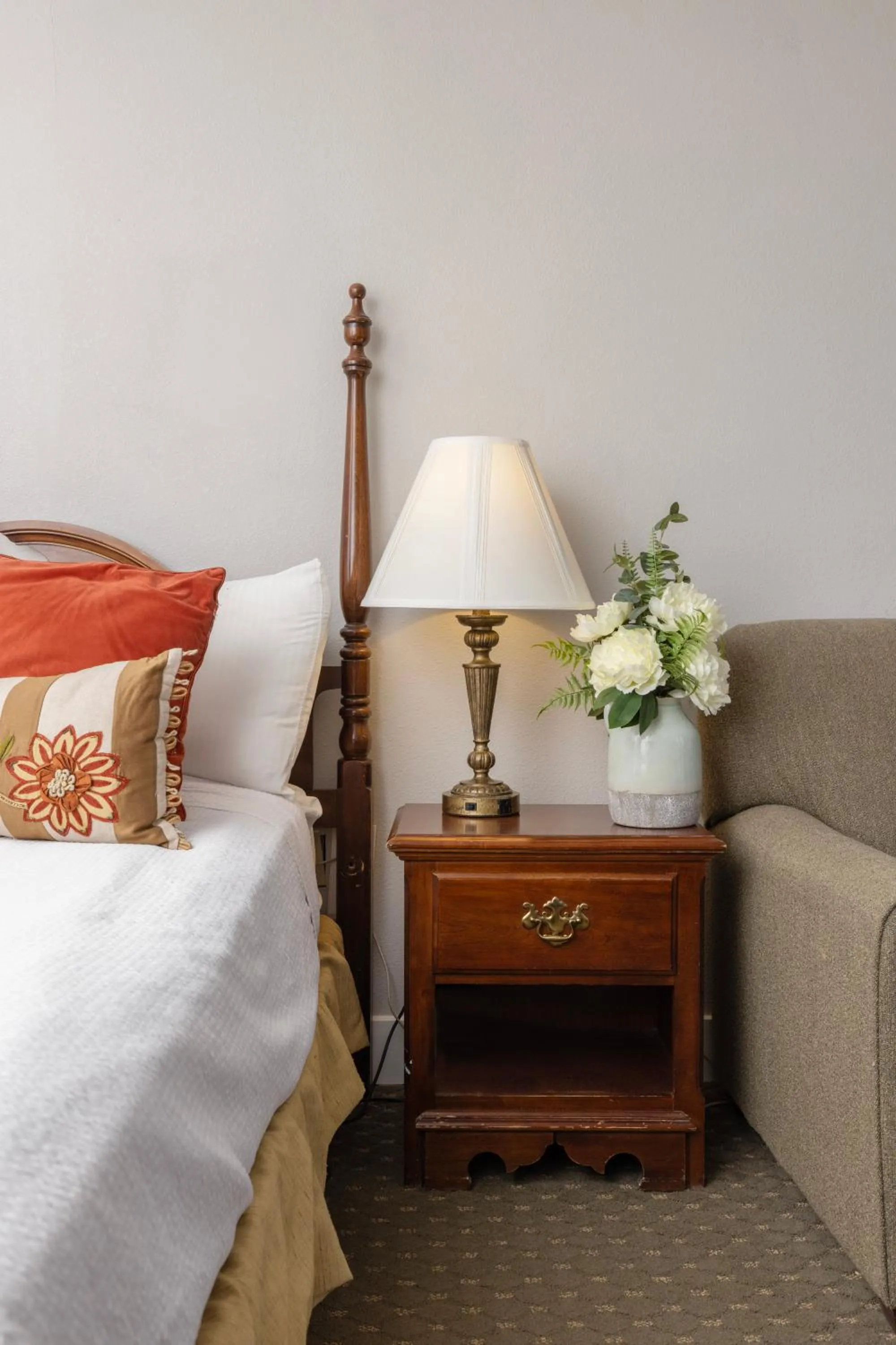 Bed in Brandywine River Hotel