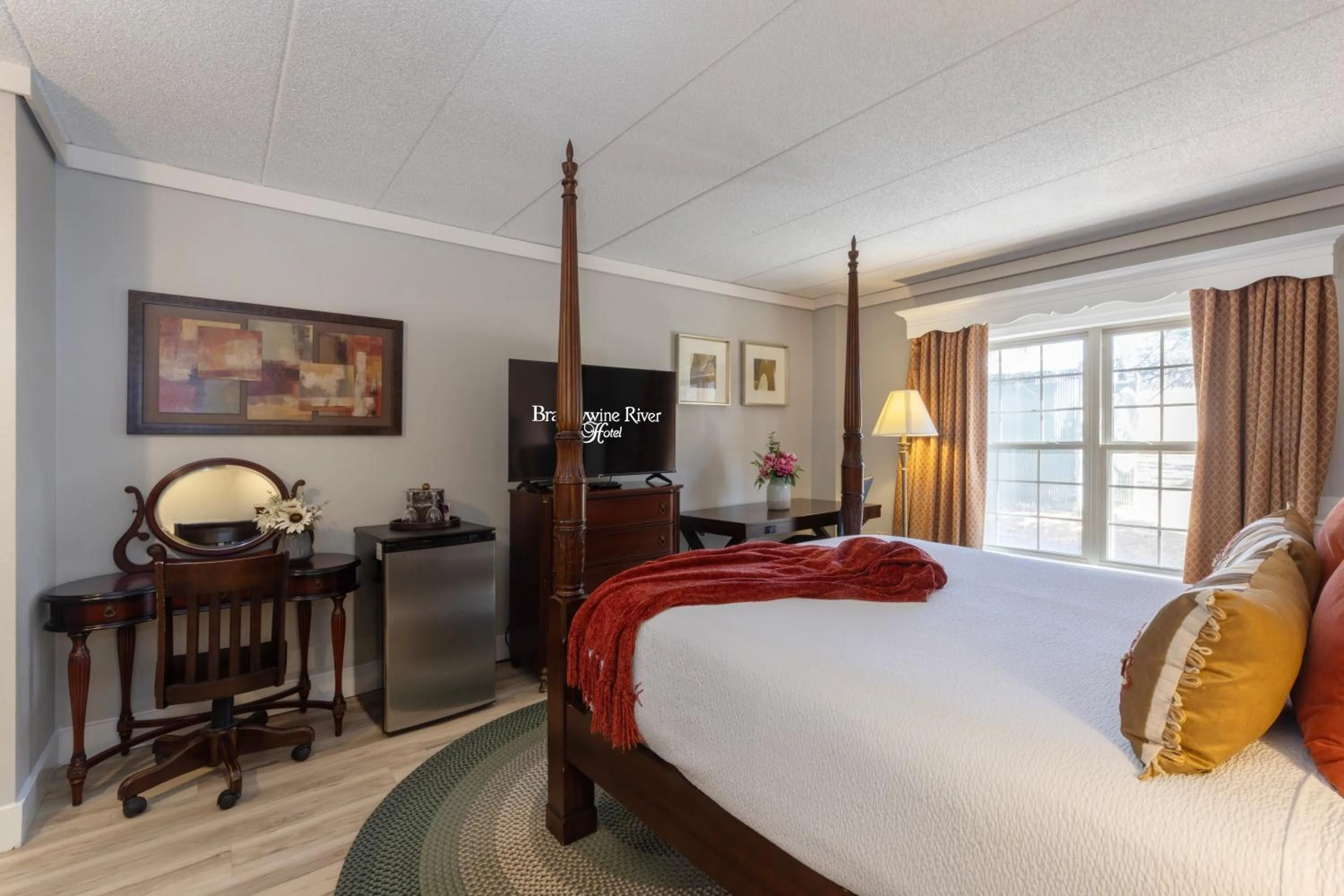 TV and multimedia, Bed in Brandywine River Hotel