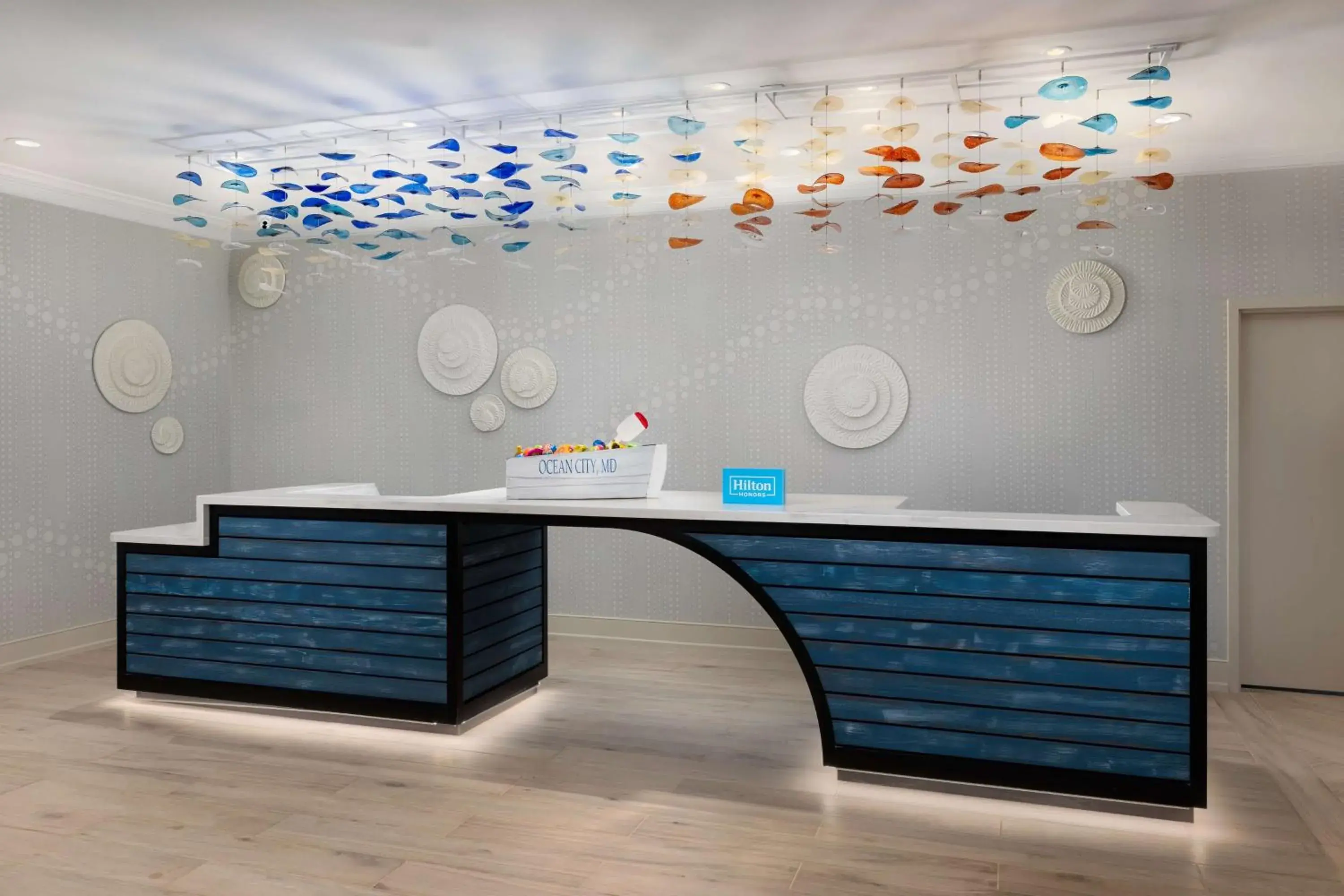 Lobby or reception in Hilton Garden Inn Ocean City Oceanfront Lobby or reception in Hilton Garden Inn Ocean City Oceanfront